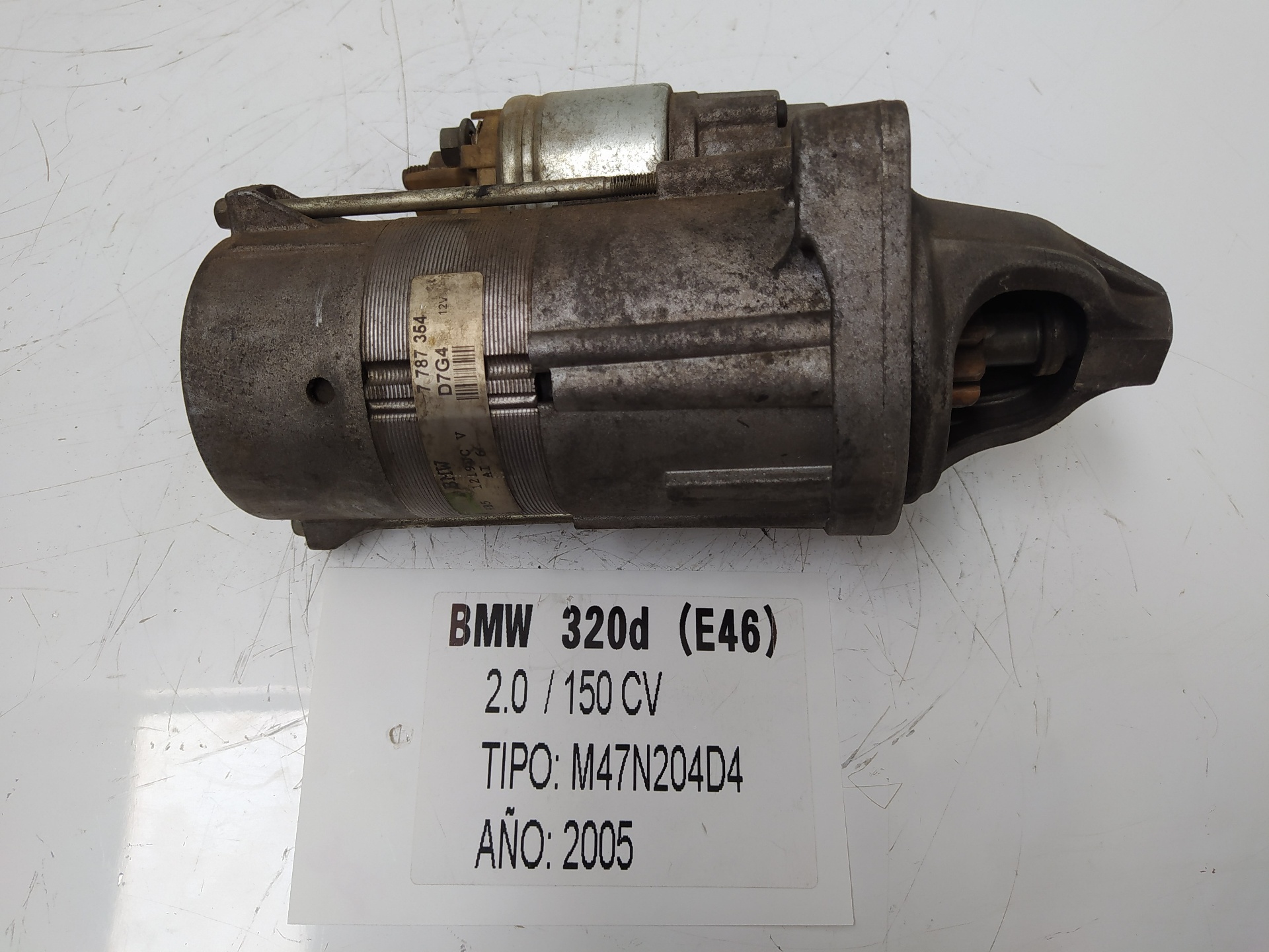 TOYOTA 3 Series E46 (1997-2006) Starter Motor 7787354 18851993