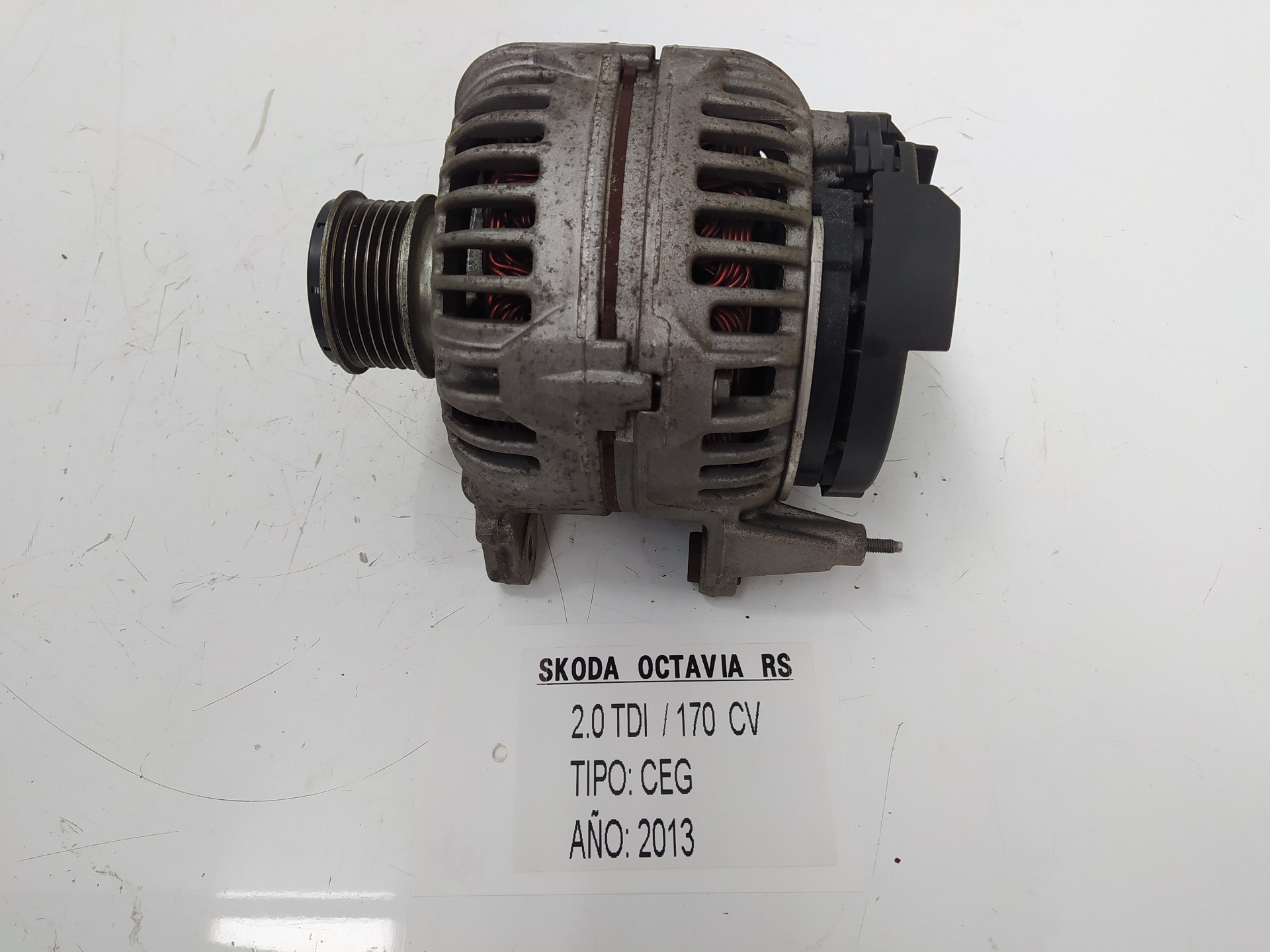 SKODA Octavia 2 generation (2004-2013) Alternator 06F903023F, 0124525091 18842099