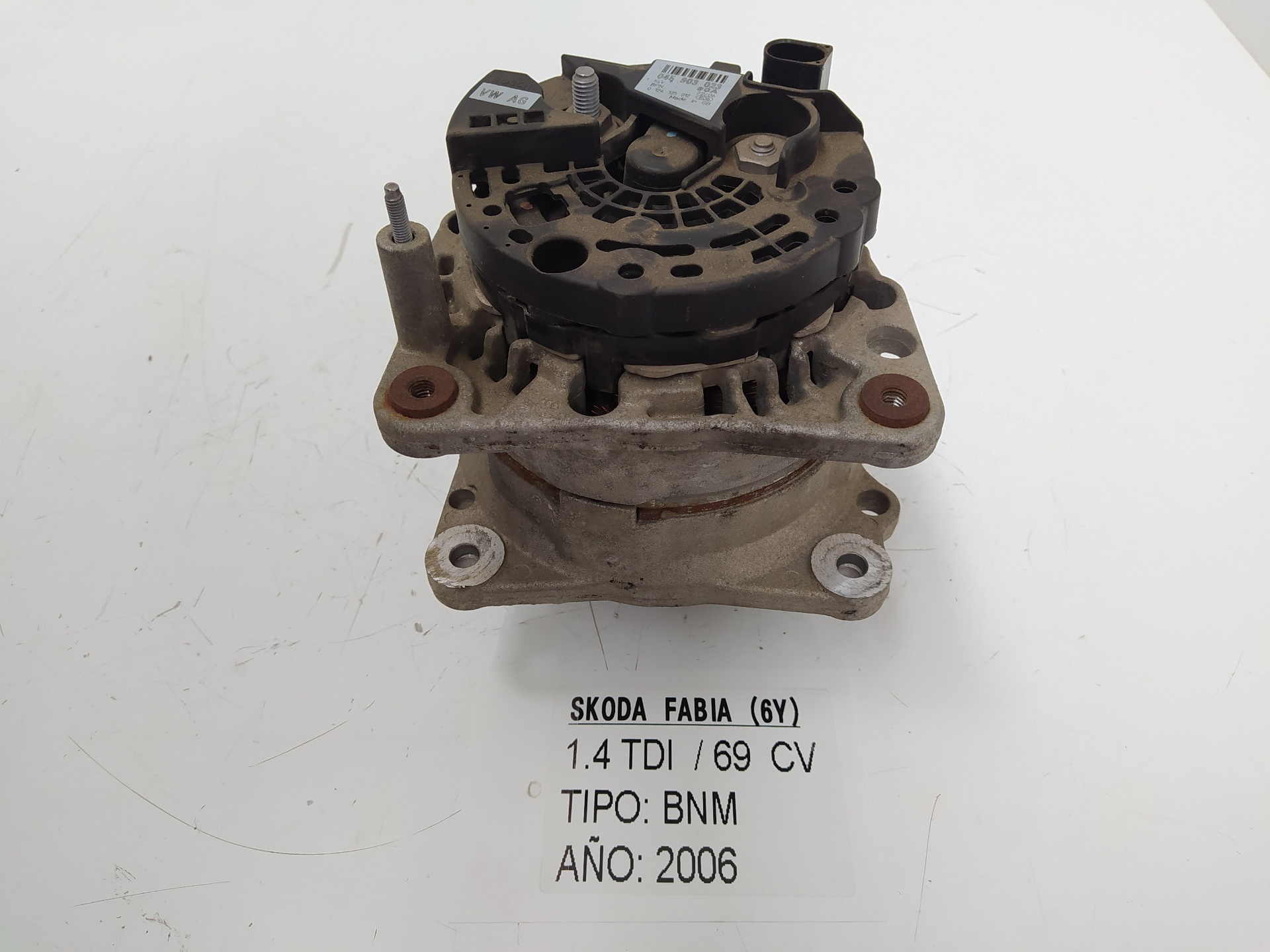 SKODA Fabia 6Y (1999-2007) Alternator 045903023 18950508