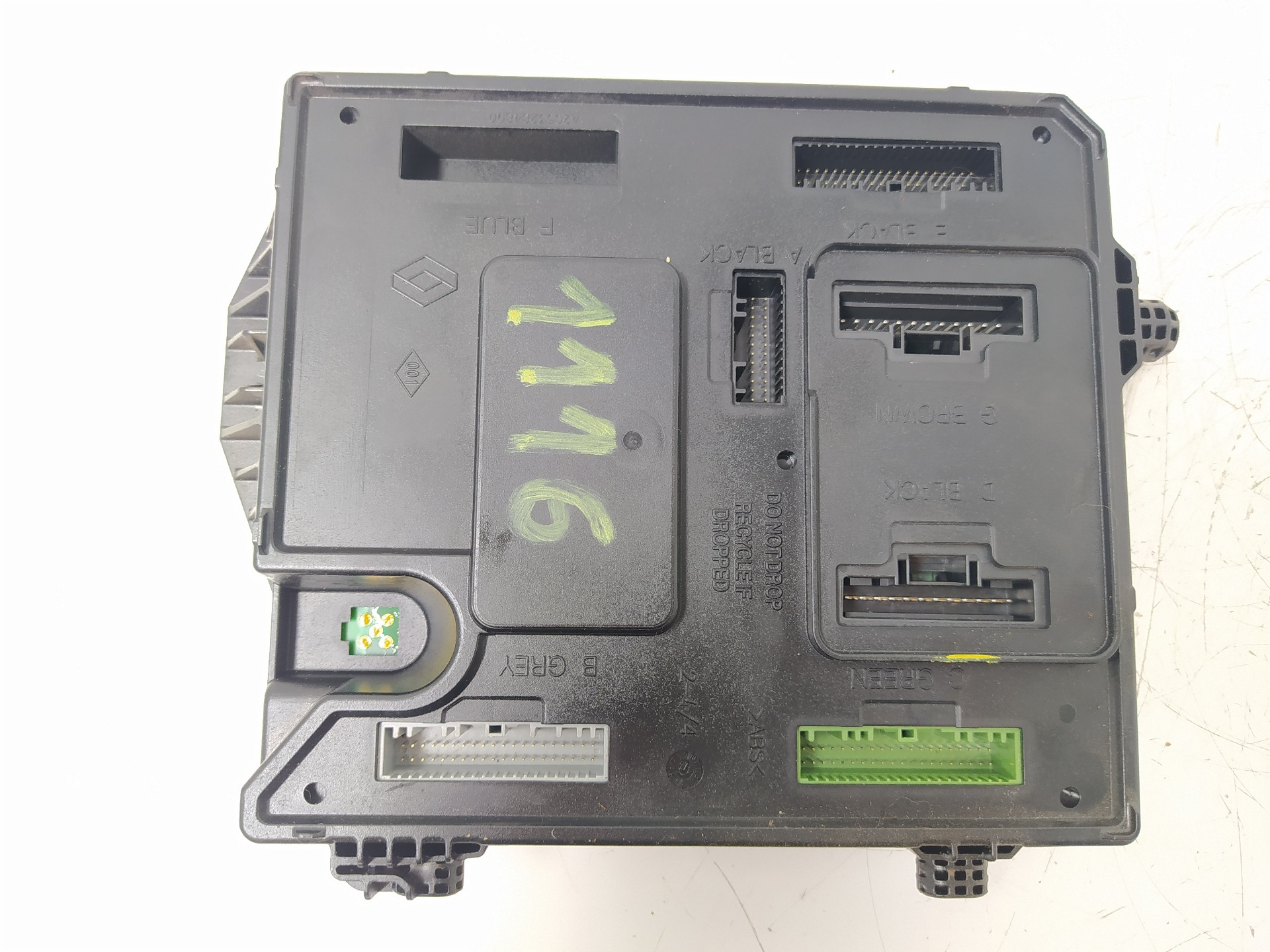 VAUXHALL Megane 3 generation (2008-2020) Fuse Box 284B19091R, BCM, CONTINENTAL 22886831