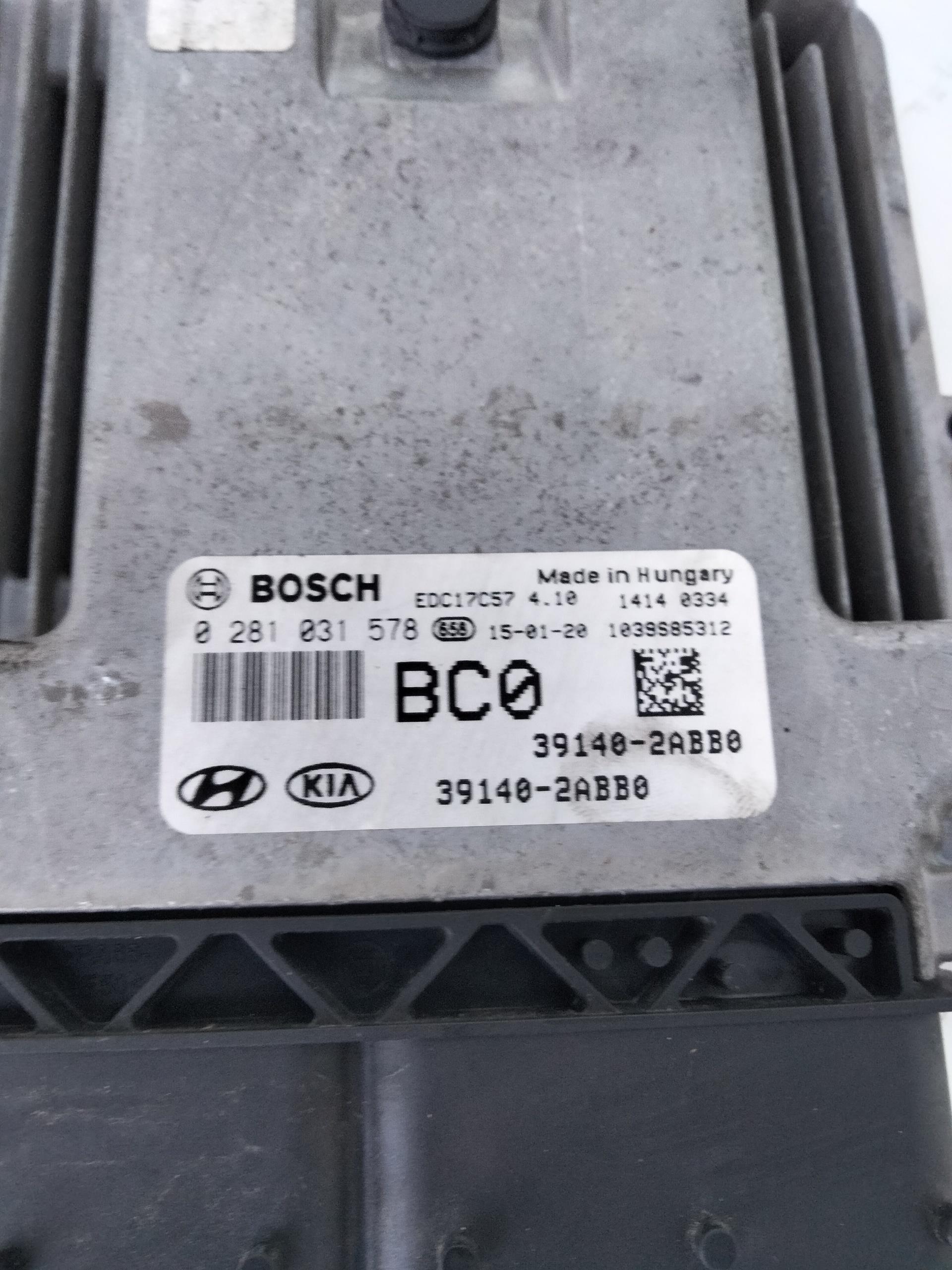 HYUNDAI i30 GD (2 generation) (2012-2017) Motorstyrenhet ECU 0281031578,391402ABB0 21193069