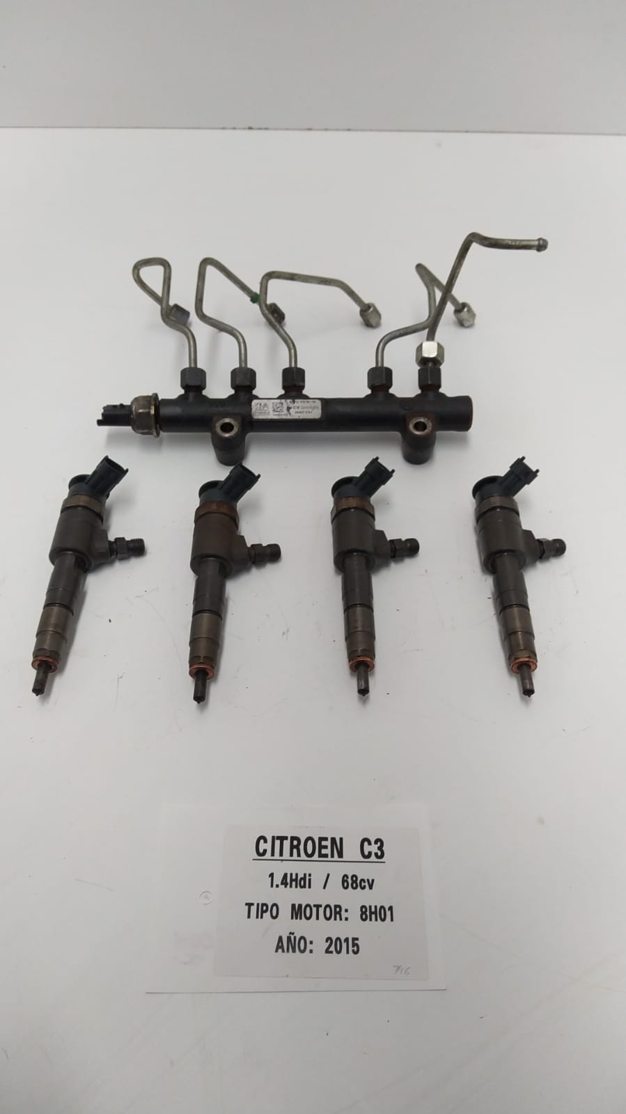 CITROËN C1 1 generation (2005-2016) Fuel Injector 140855152,0445110 18911829