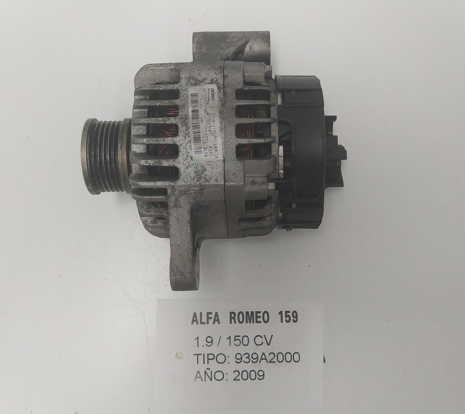 ALFA ROMEO 159 1 generation (2005-2011) Alternator MS1012101090, 51764265, DENSO 18916850