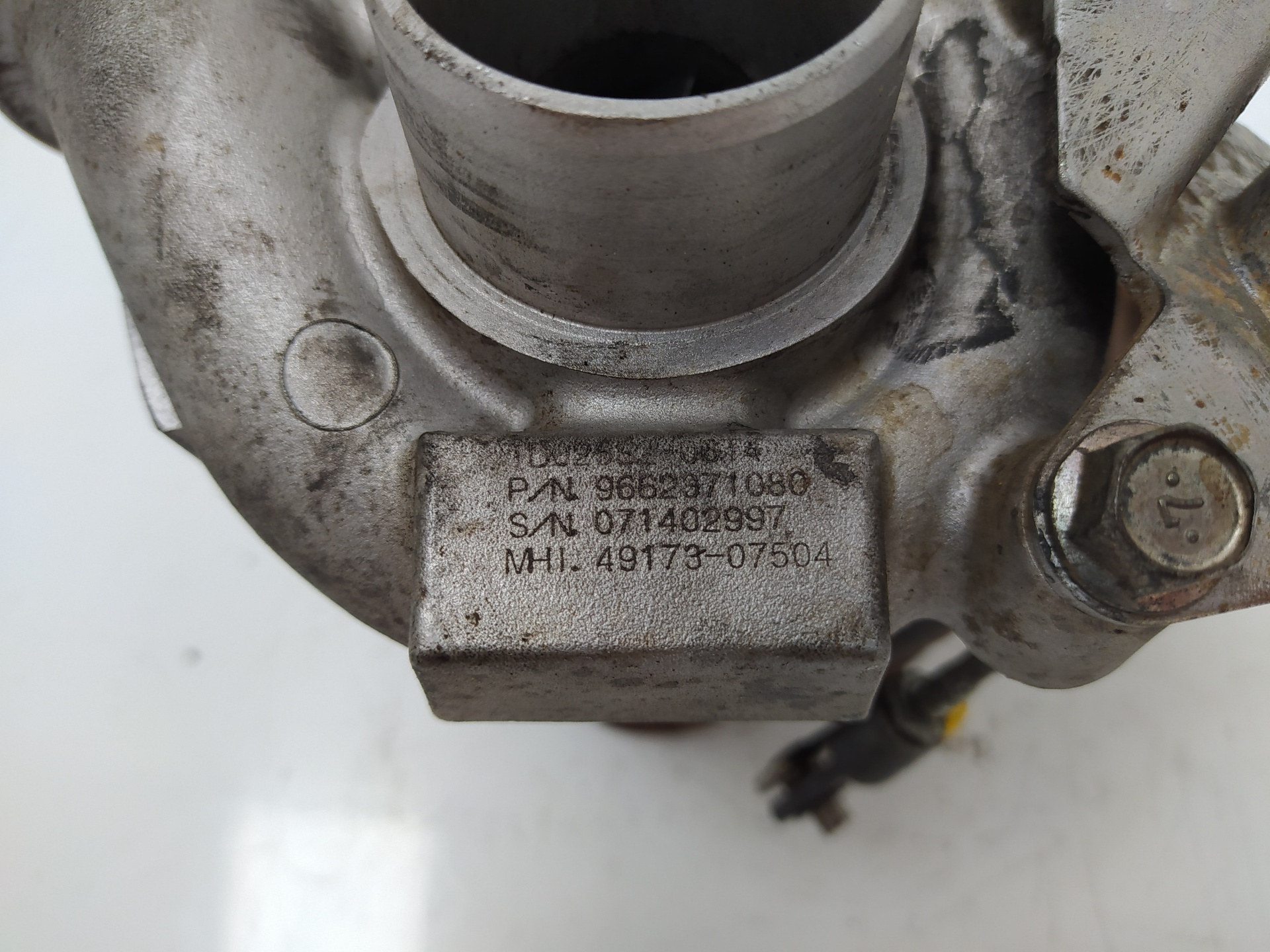 CITROËN Jumpy 2 generation (2007-2016) Turbocharger 9662371080 19000641