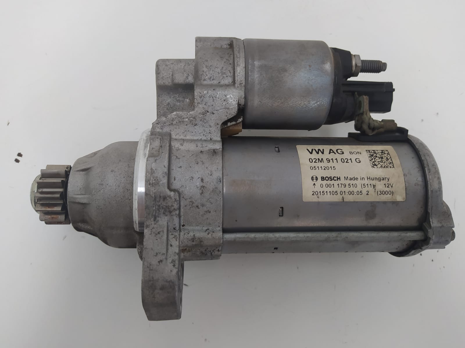 VOLKSWAGEN Polo 5 generation (2009-2017) Starter Motor 02M911021G,0001179510 18907688