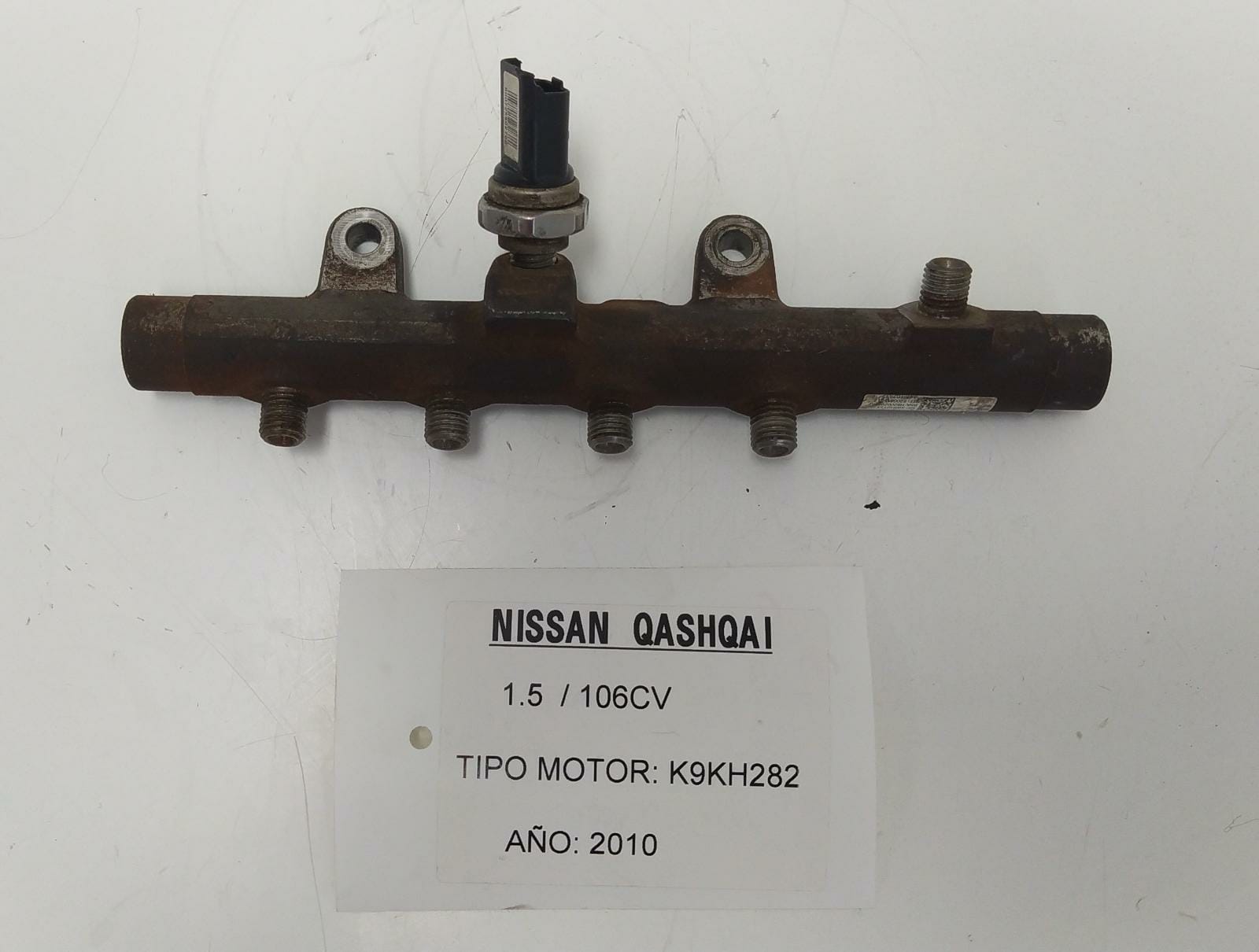 NISSAN Qashqai 1 generation (2007-2014) Топливная рейка 8200296867, 8200815617, SIEMENS 21138221