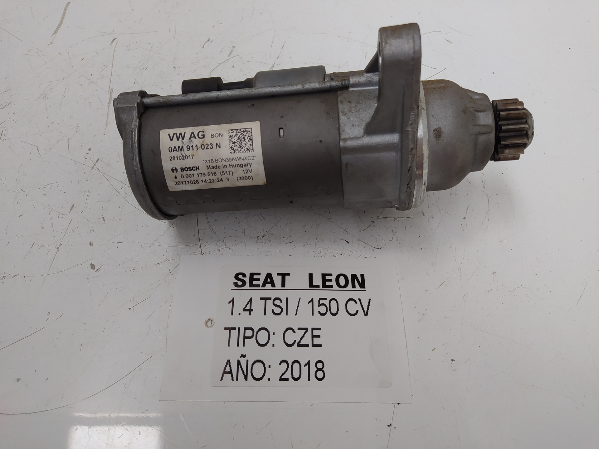 SEAT Toledo 3 generation (2004-2010) Startovací motor 0001179516,0AM911023N 18858871