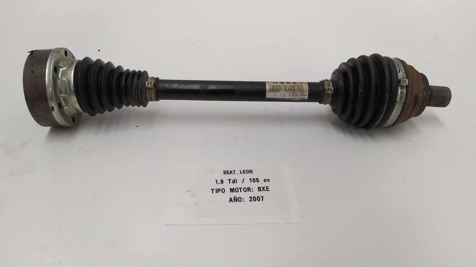 CHEVROLET Leon 2 generation (2005-2012) Front Left Driveshaft 1K0407271AT 18973875