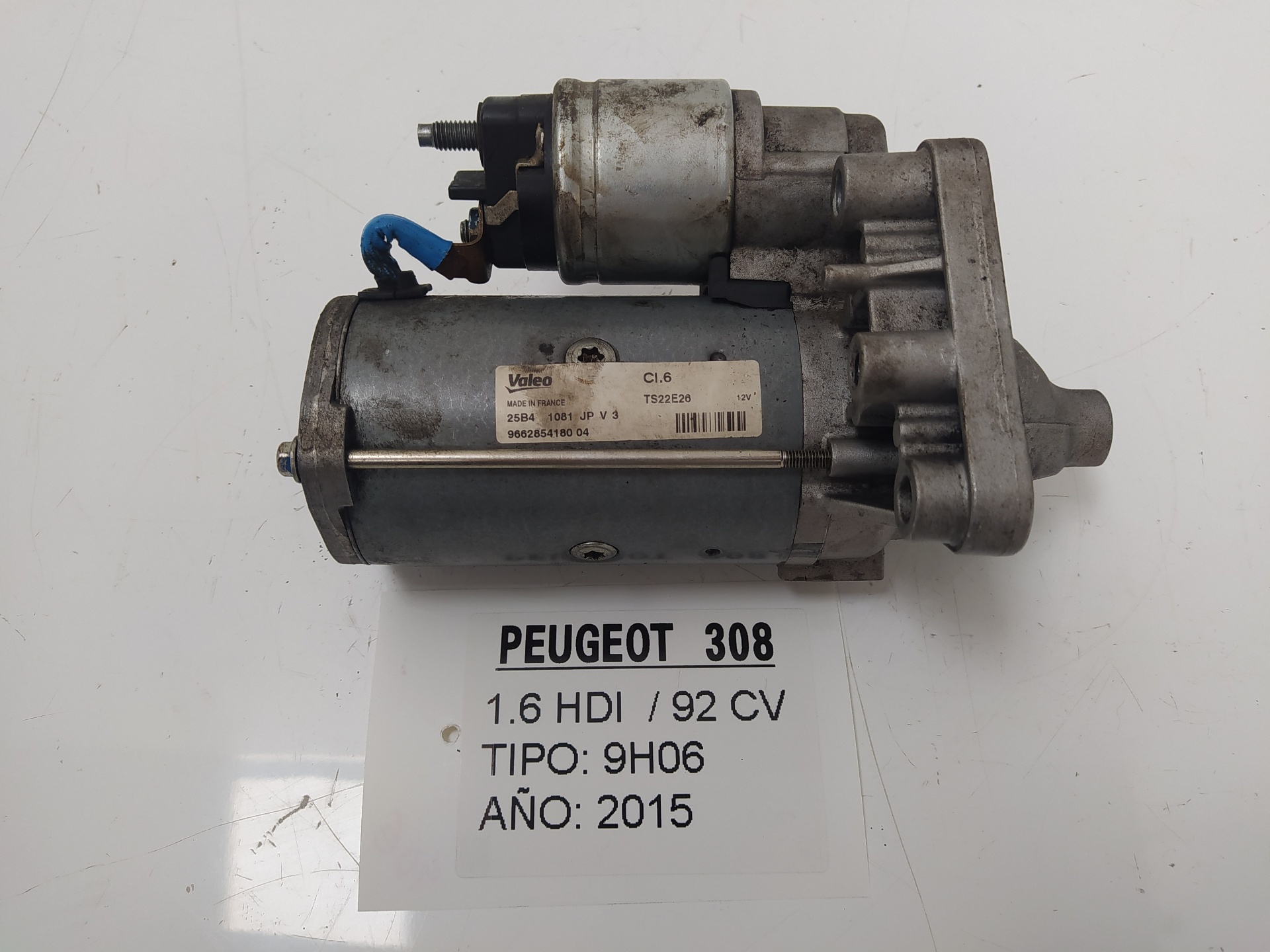 PEUGEOT 308 T9 (2013-2021) Starter auto 966285418004 19000609