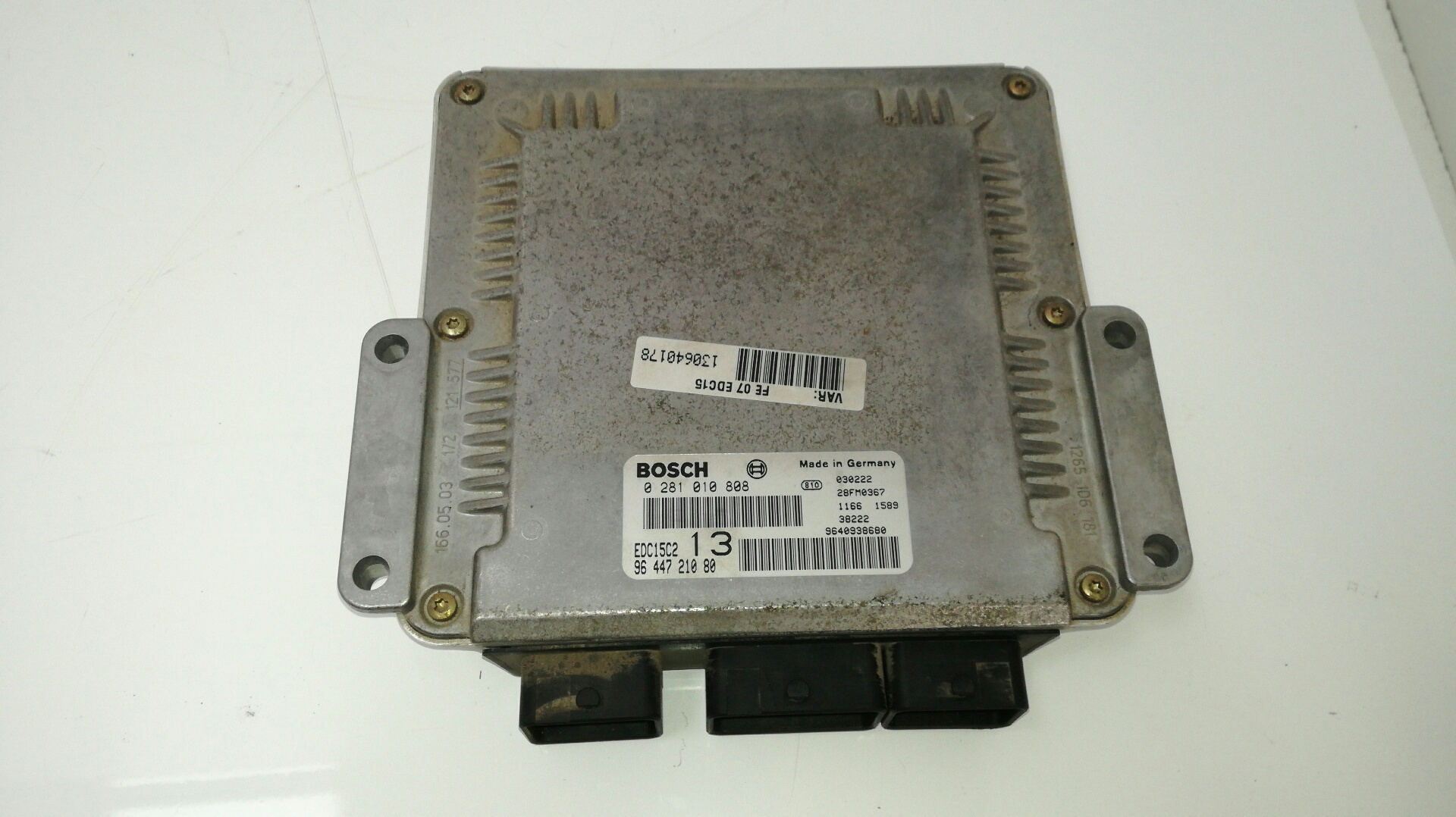 CITROËN C5 1 generation (2001-2008) Engine Control Unit ECU 9644721080, 0281010808 18991802