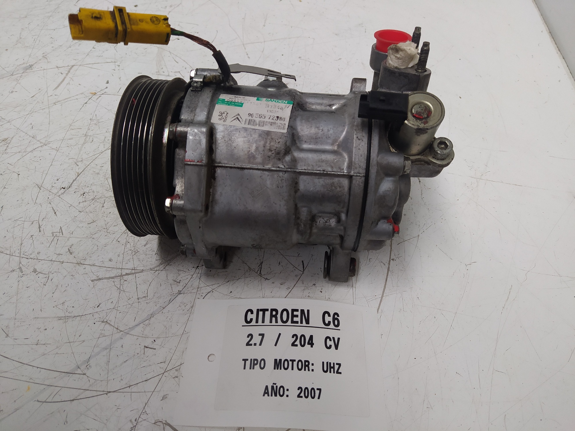 CHEVROLET 407 1 generation (2004-2010) Air Condition Pump 9656572380,SANDEN,09888611561 26261486