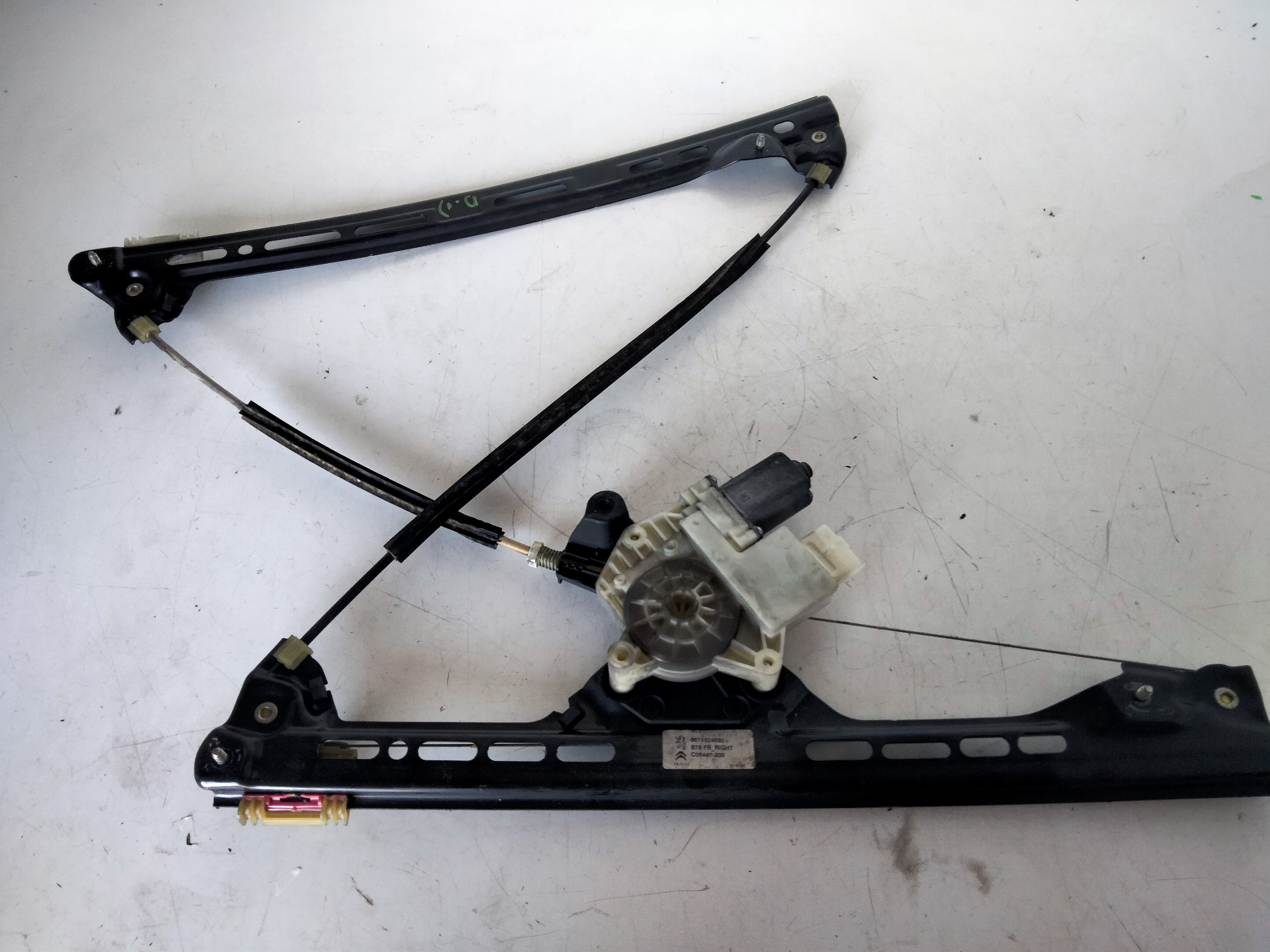 CITROËN C4 Picasso 2 generation (2013-2018) Front Right Door Window Regulator 9675288880,9675924689 18945544