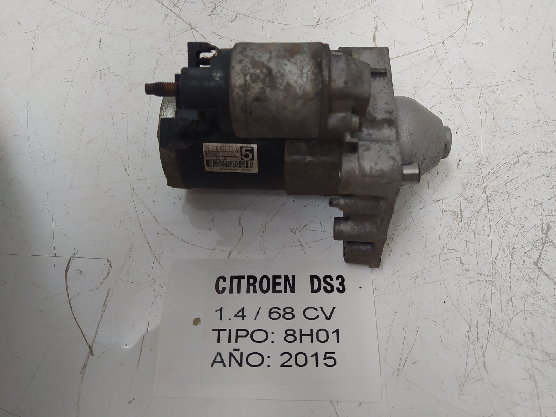 CITROËN Megane 3 generation (2008-2020) Indítómotor 9801667780,M000T22473 22878243