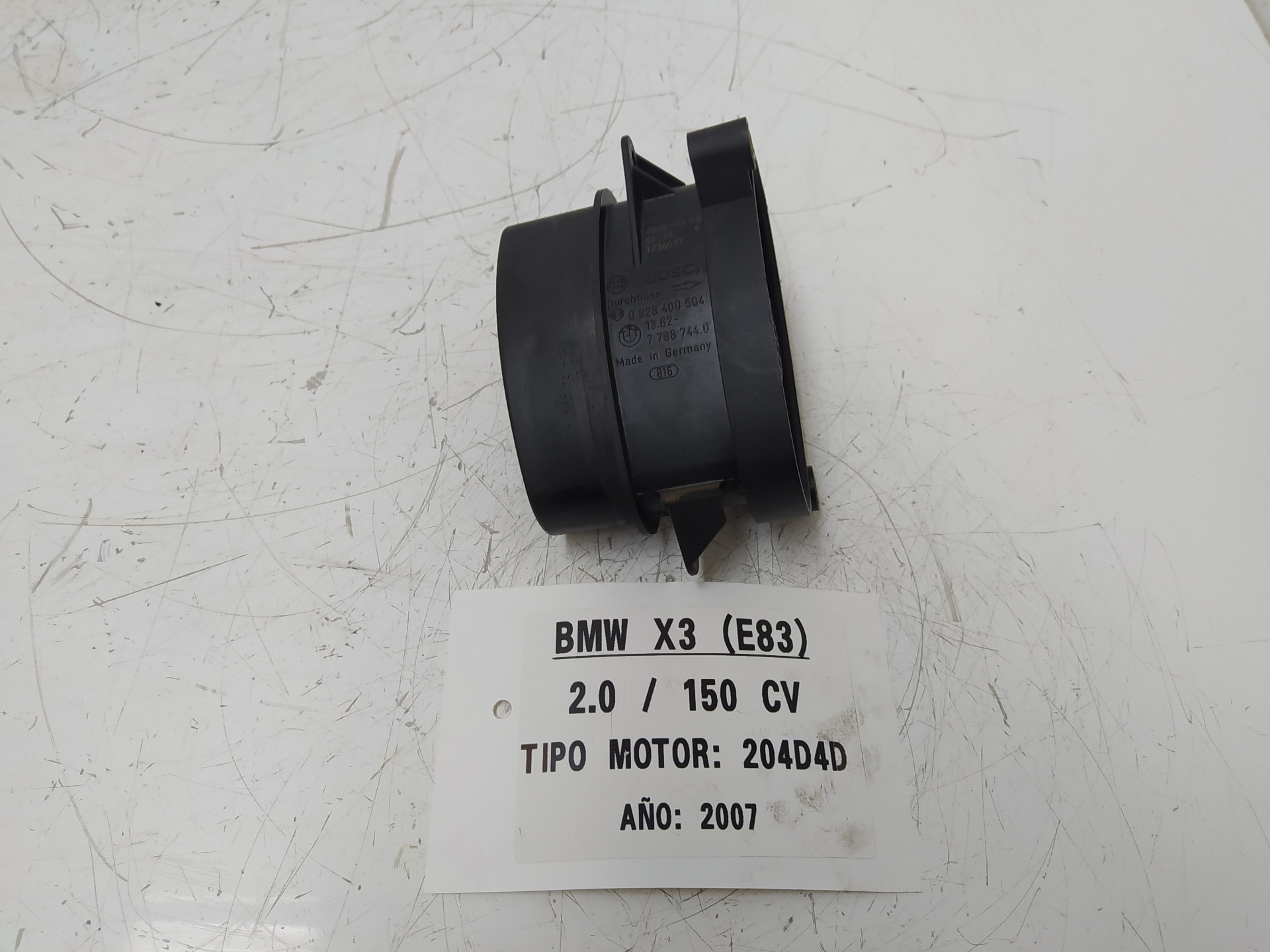 LANCIA X3 E83 (2003-2010) Mass Air Flow Sensor MAF 77887440,0928400504 22878328