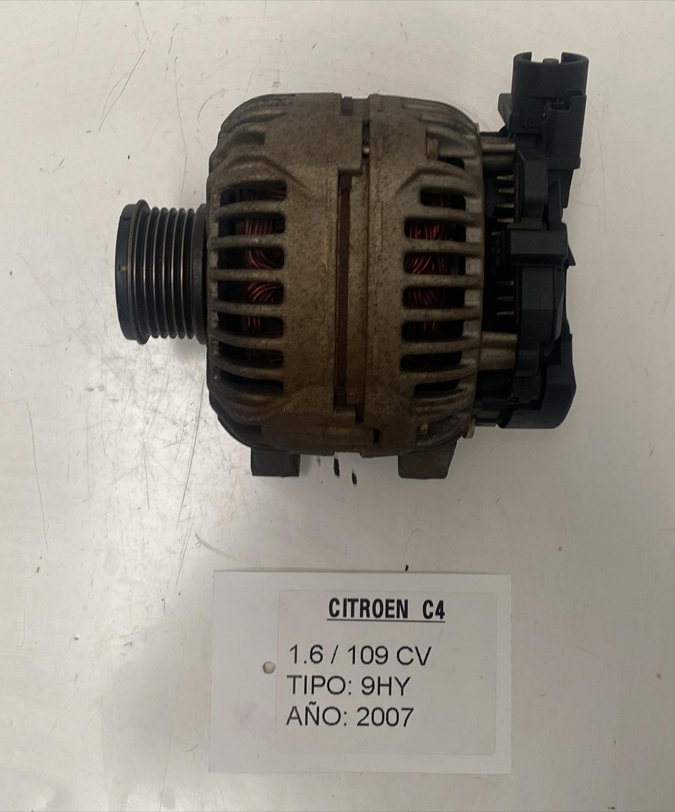 PEUGEOT C4 1 generation (2004-2011) Alternator 9646321880, 0124525035 18829060