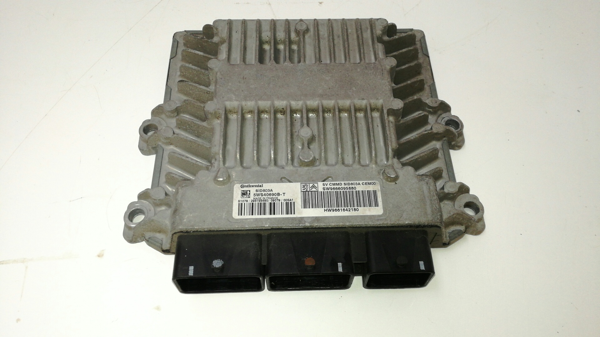 CITROËN C4 Picasso 1 generation (2006-2013) Engine Control Unit ECU 9666095880, 5WS40690B, CONTINENTAL 18991275