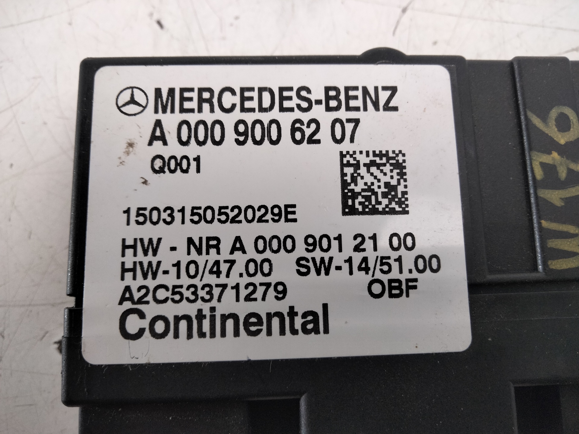 MERCEDES-BENZ A-Class W176 (2012-2018) Citau veidu vadības bloki 0009006207, 0009012100, A2C53371279 18968623