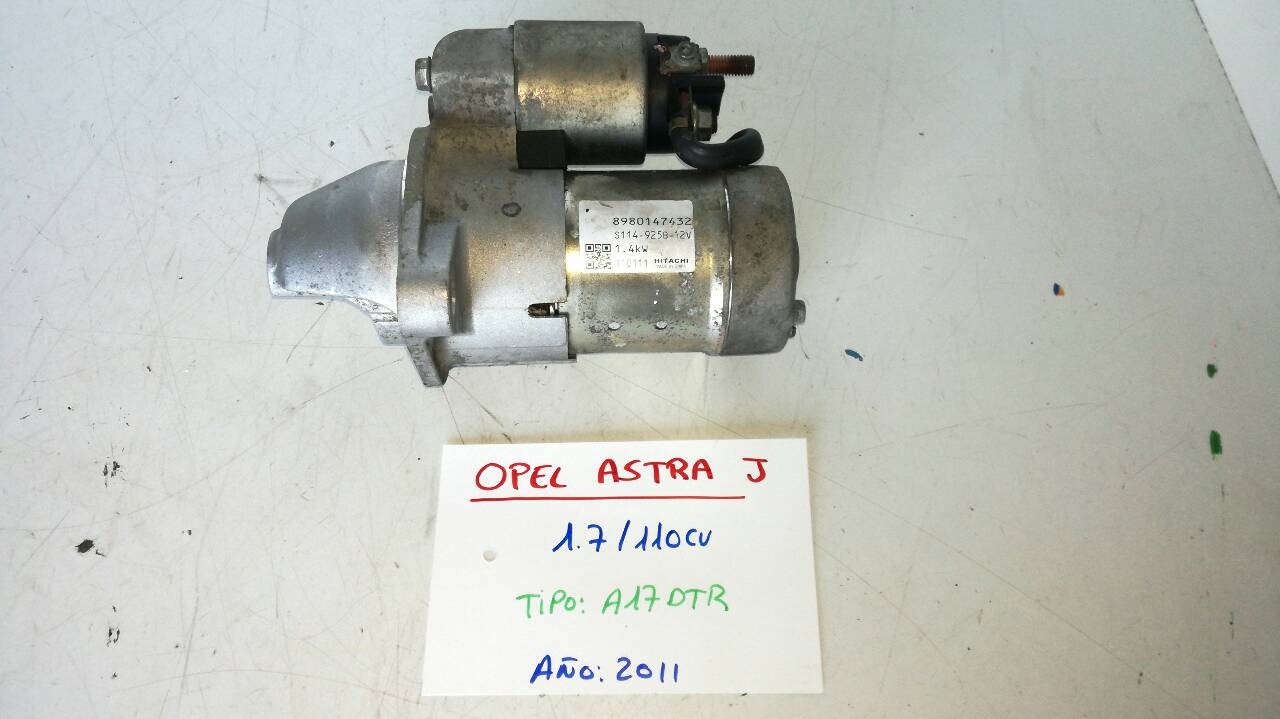 OPEL Astra J (2009-2020) Стартер 8980147432 22878152