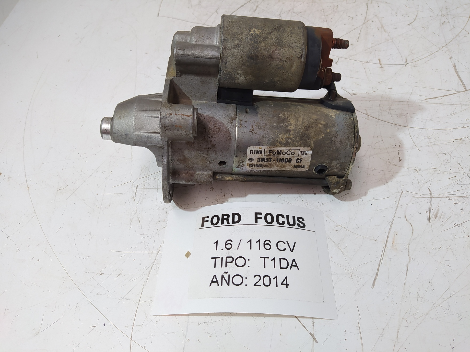 FORD Focus 3 generation (2011-2020) Starter Motor 3M5T11000CF, FOMOCO, 12V 18954419