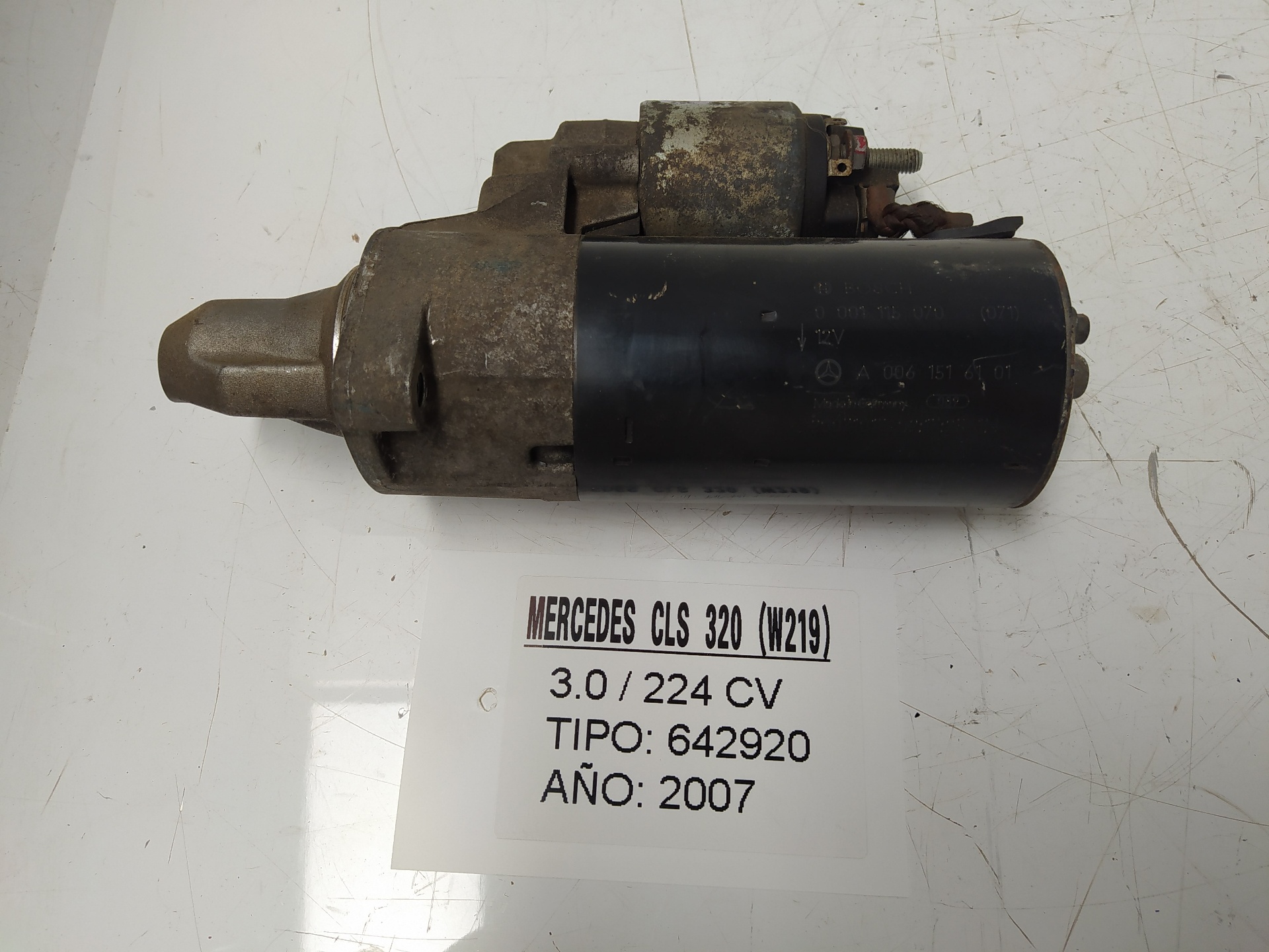 MERCEDES-BENZ CLS-Class C219 (2004-2010) Starter Motor 0001115070,A0061516101 18835754