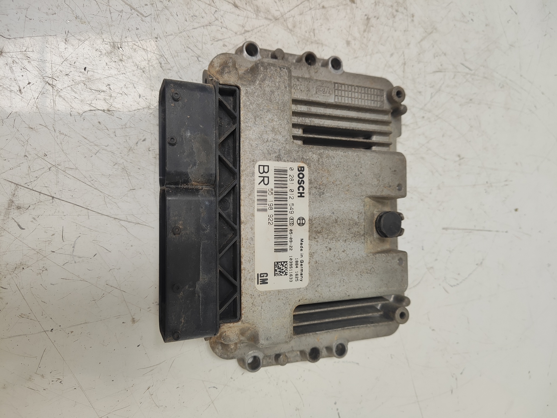 OPEL Zafira B (2005-2010) Variklio kompiuteris 0281012549 25101245