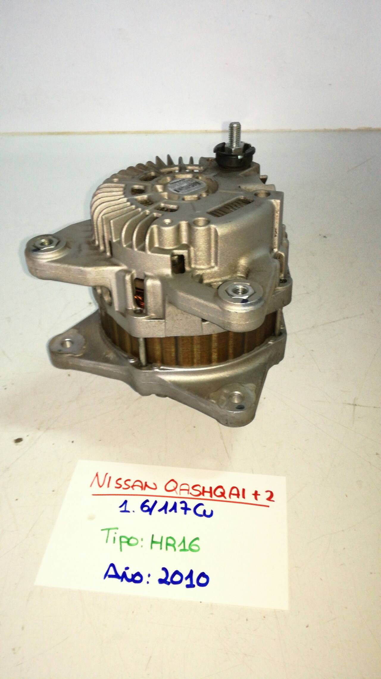 NISSAN Qashqai 1 generation (2007-2014) Alternator 23100BC00A,A2TJ0291ZE 22878107