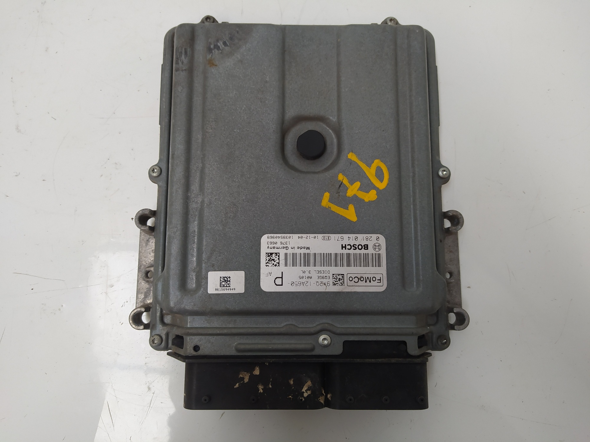 JAGUAR XF 1 generation  (2011-2016) Engine Control Unit ECU 9X2Q12A650,0281014671 22880694