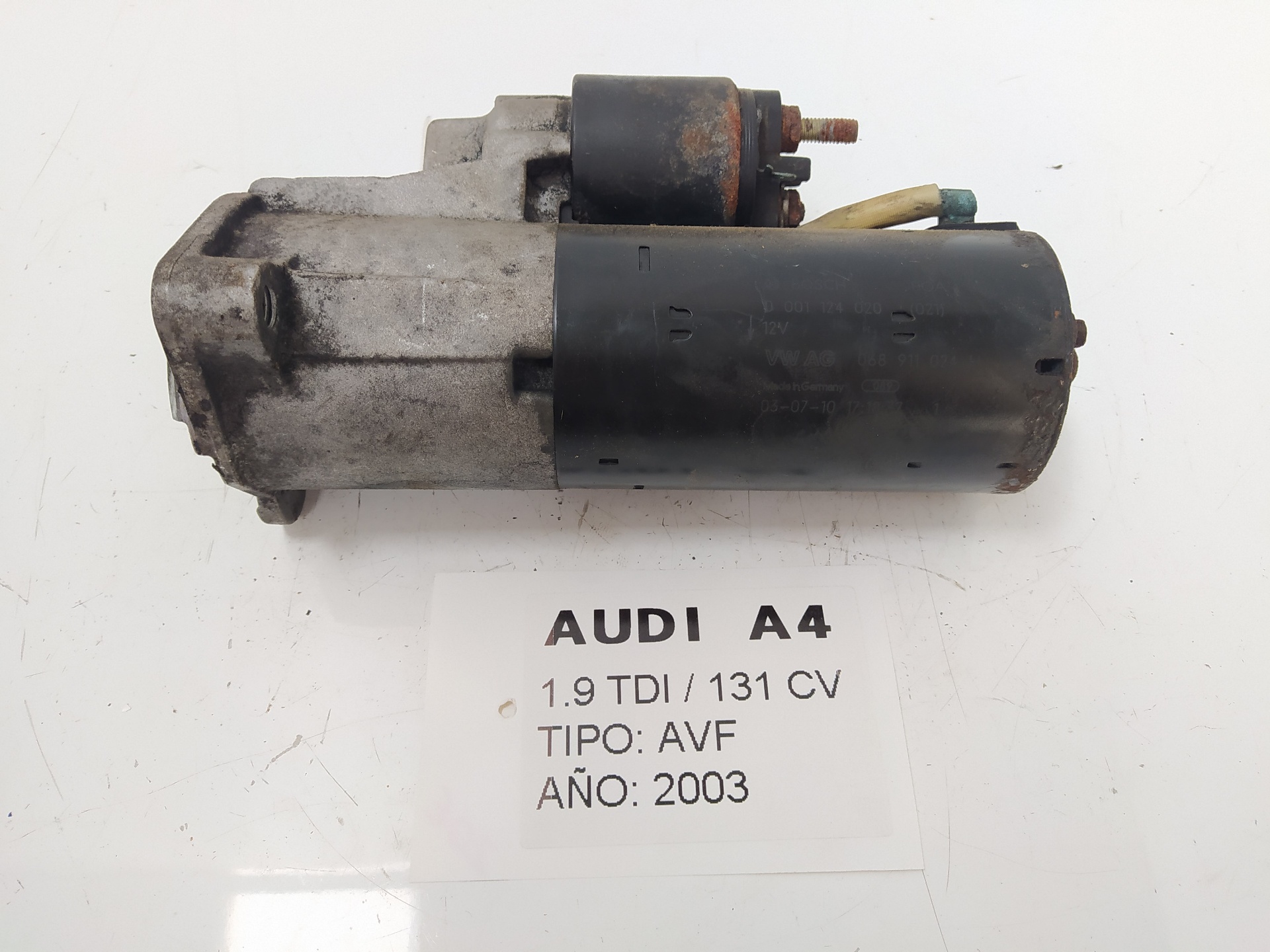 SUZUKI A4 B6/8E (2000-2005) Starter Motor 0001124020 18861057