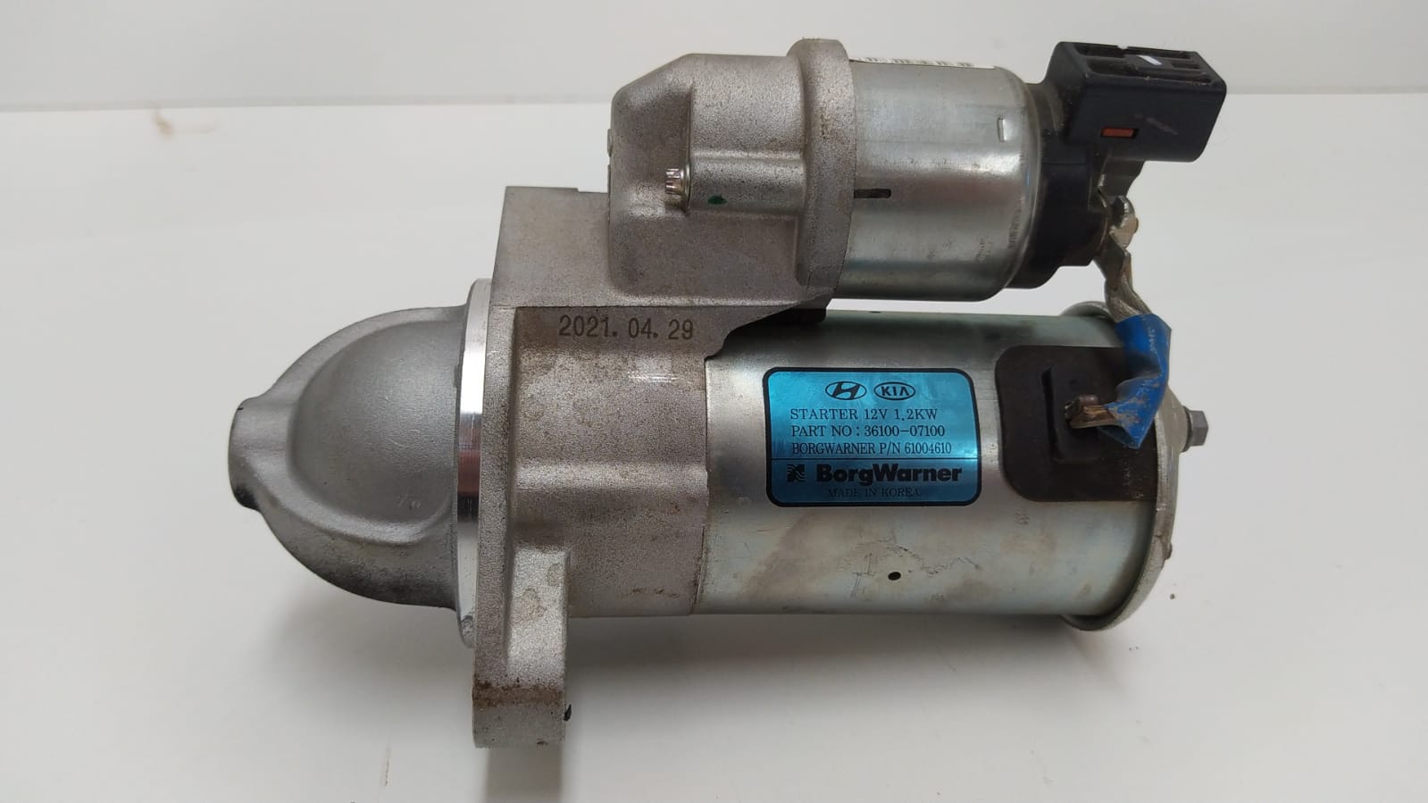 KIA Picanto 2 generation (2011-2017) Starter Motor 3610007100, BORGWARNER 18975543