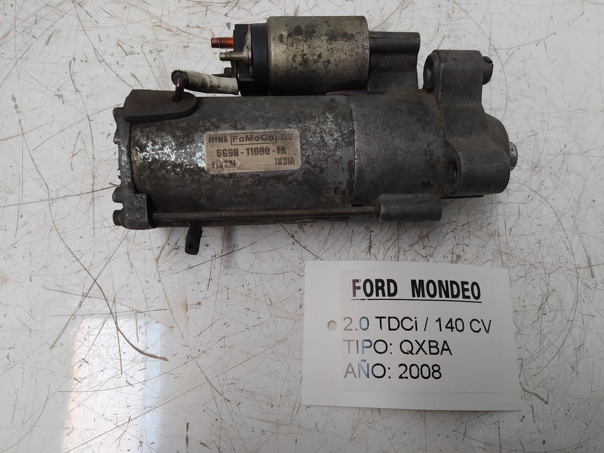 FORD Mondeo 4 generation (2007-2015) Starter Motor 6G9N11000FA, 7103AI 22887418