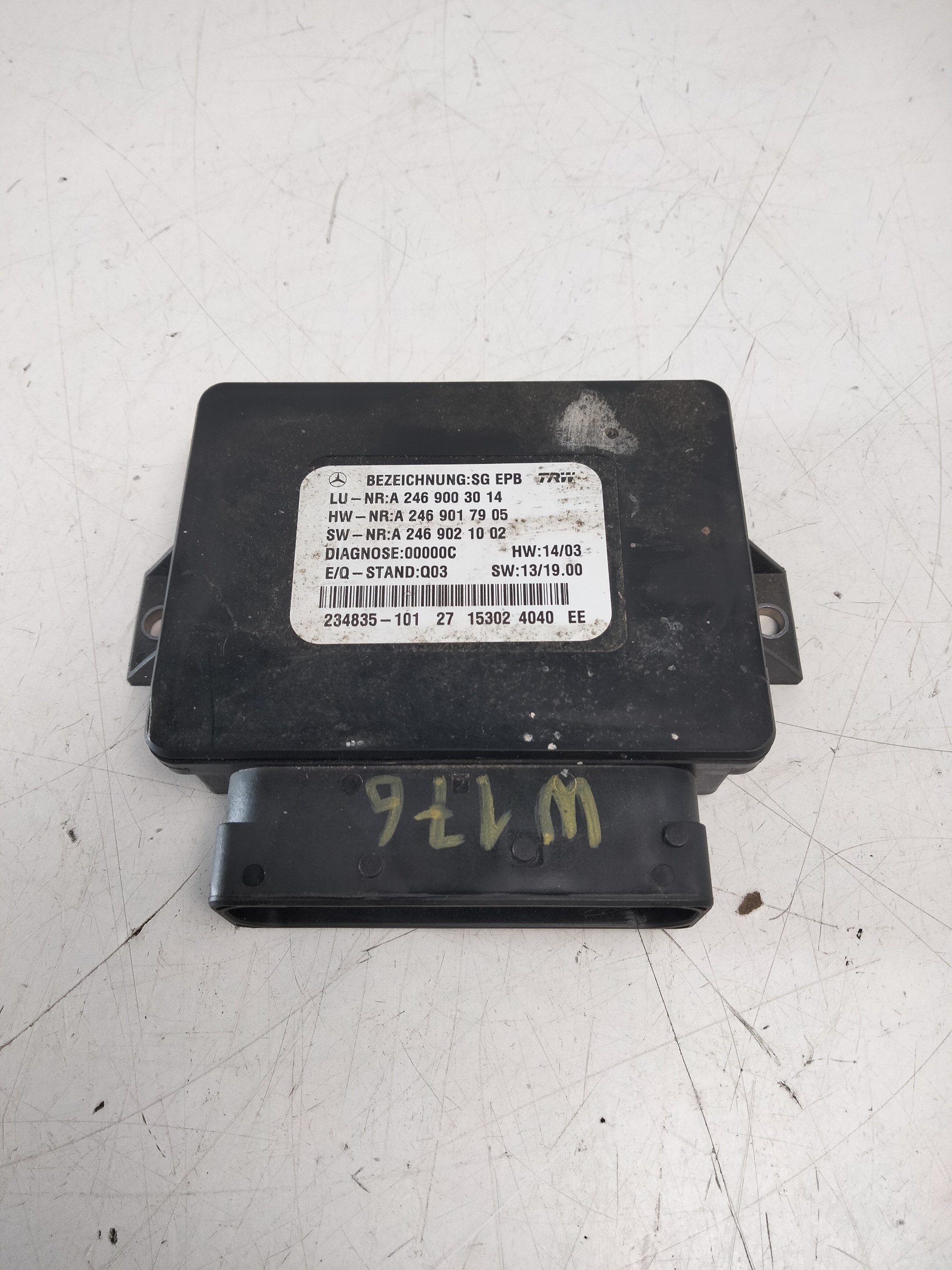 MERCEDES-BENZ A-Class W176 (2012-2018) Other Control Units 2469003014,2469017905 18964806