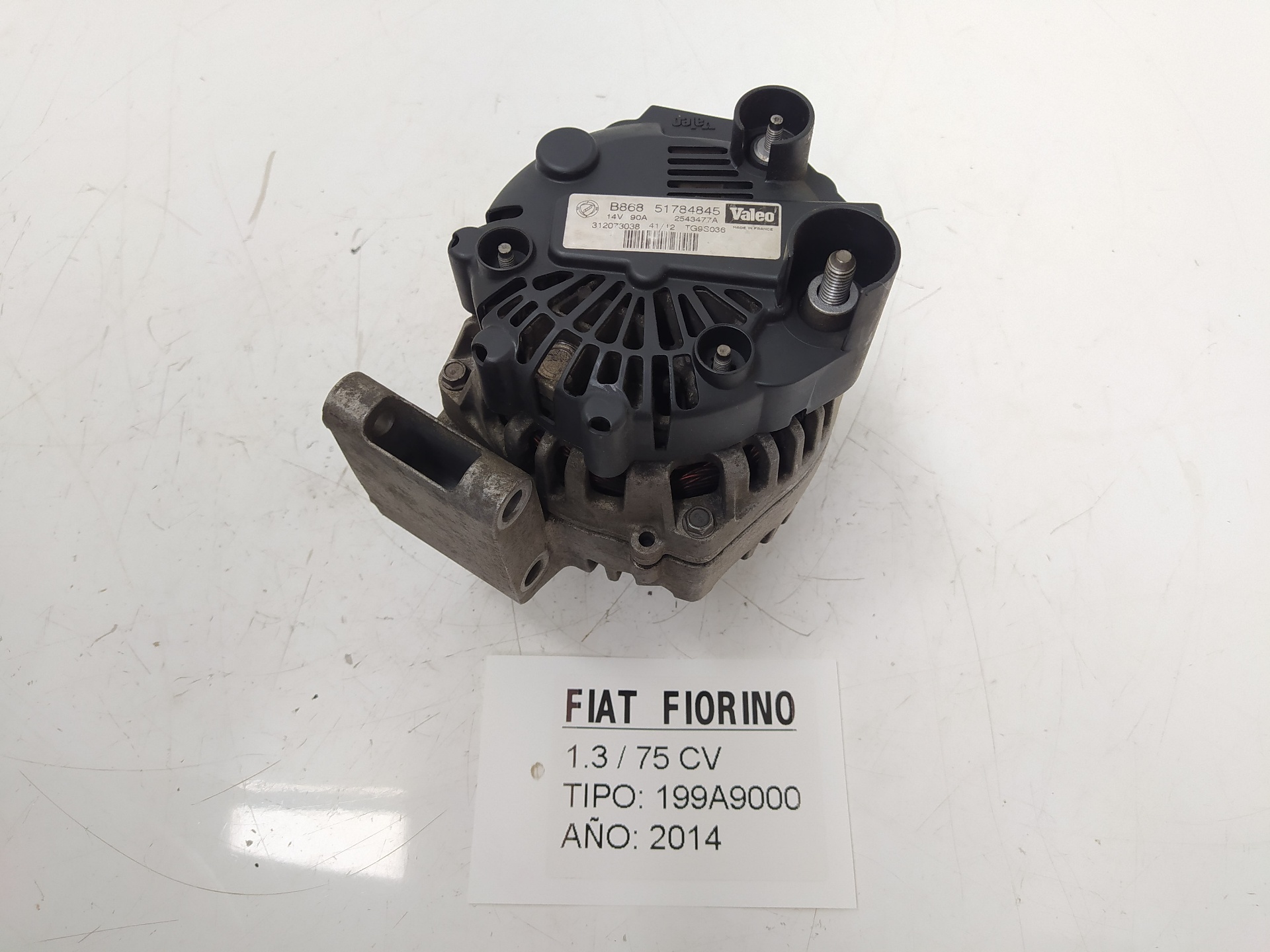 FIAT Fiorino 3 generation (2008-2023) Alternator 51784845 22886716