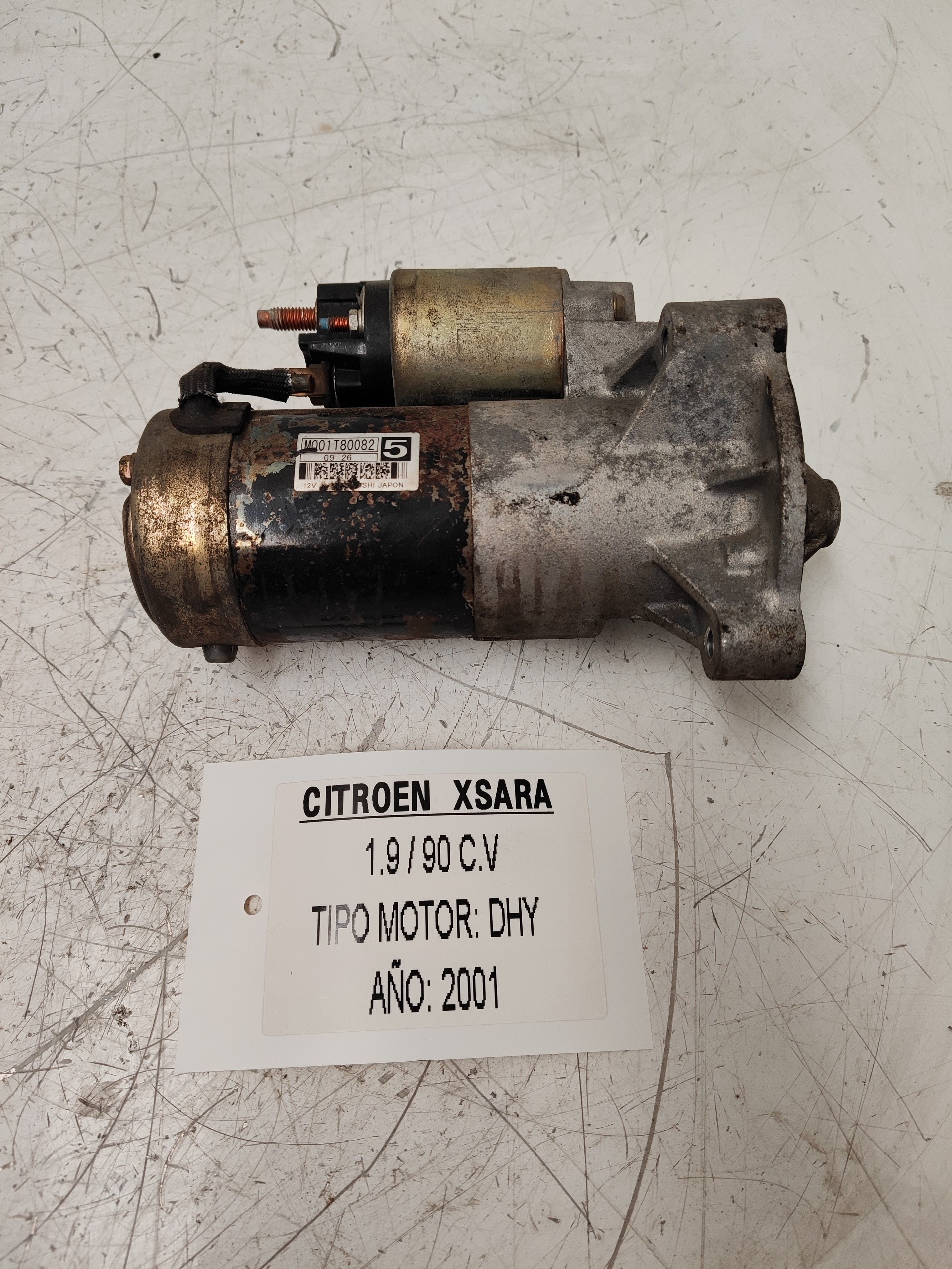 CITROËN Xsara 1 generation (1997-2004) Starter auto M001T80082 25101192