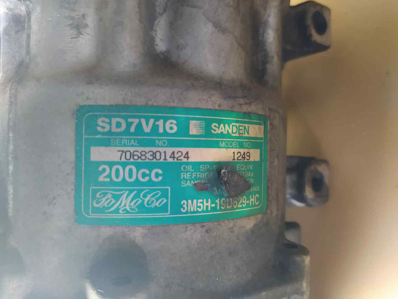 TOYOTA V50 1 generation (2003-2012) Air Condition Pump 3M5H19D629HC,SANDEN,SD7V161249 18828383