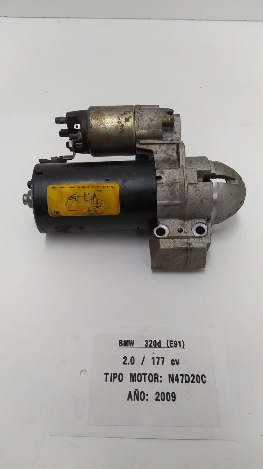 CHEVROLET 3 Series E90/E91/E92/E93 (2004-2013) Starter Motor 0001115069 18976040