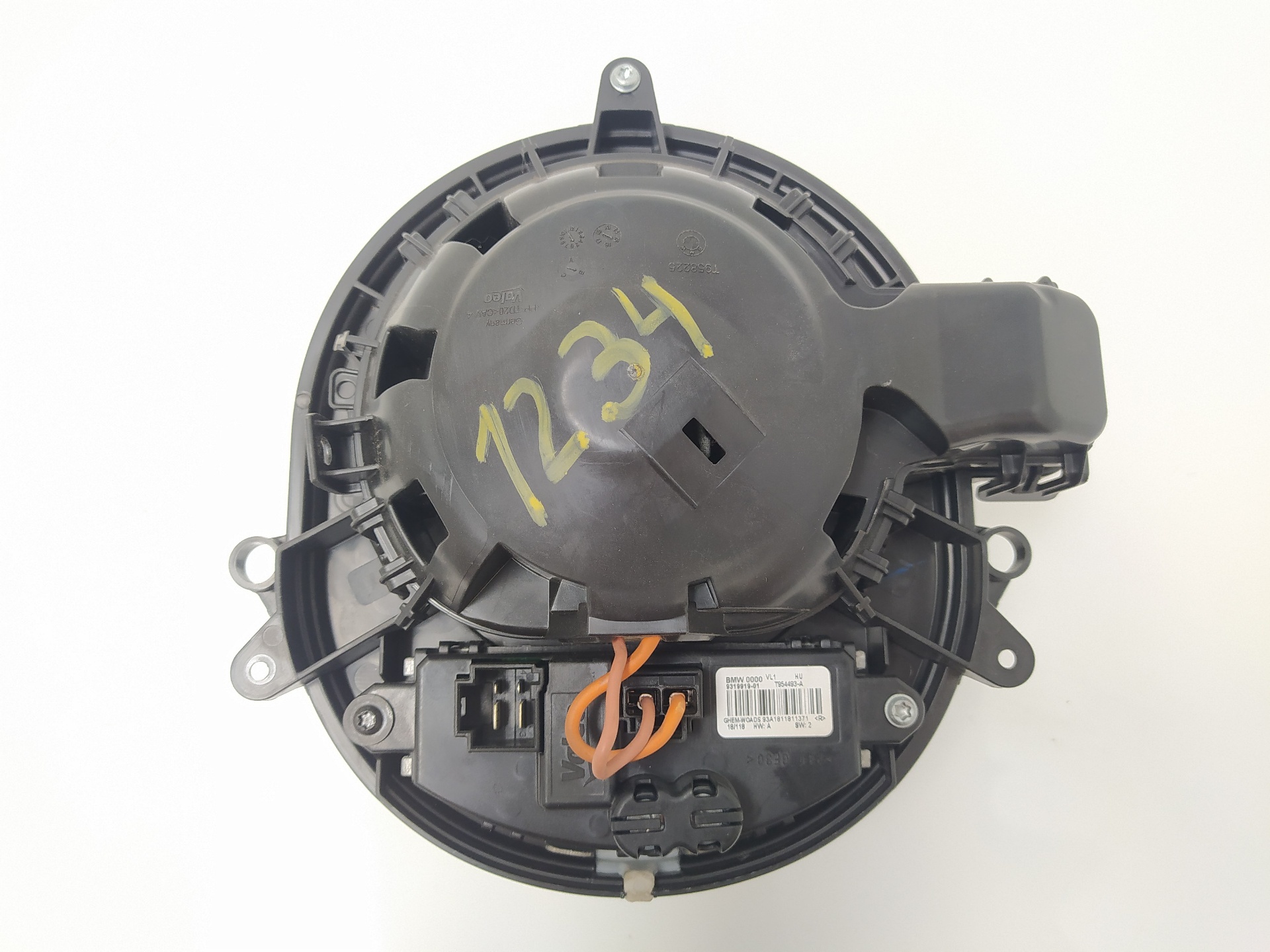 BMW 1 Series F20/F21 (2011-2020) Motor încălzitor interior 9319919 22887131