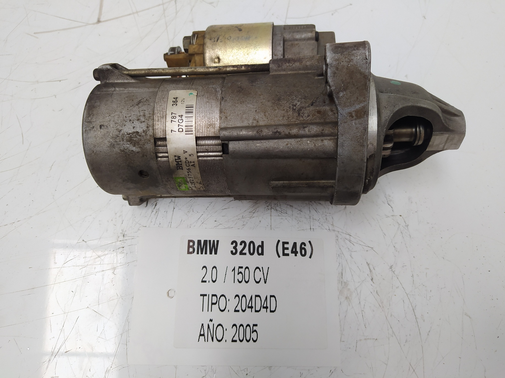 RENAULT 3 Series E46 (1997-2006) Starteris 12417787354 18833157