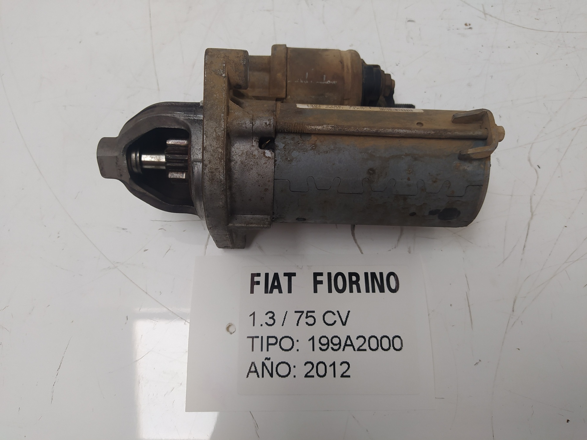 FIAT Fiorino 3 generation (2008-2023) Стартер 51880229, D6G321, 19D15788 22886825