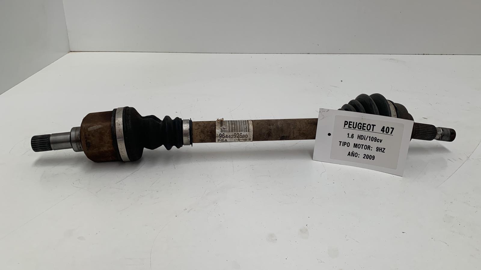 TOYOTA 407 1 generation (2004-2010) Front Left Driveshaft 9644292680 18970052