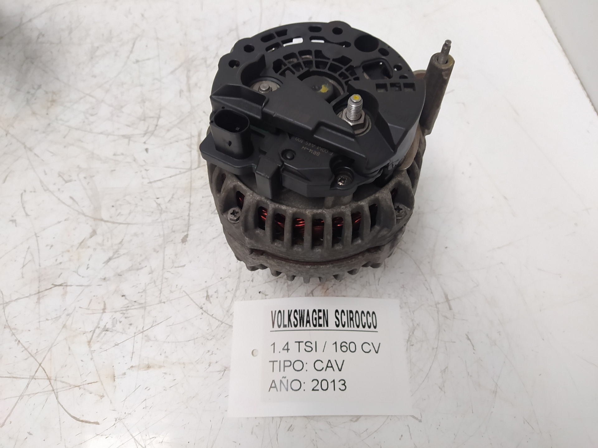 VOLKSWAGEN Scirocco 3 generation (2008-2020) Alternator 03C903023,BR14H 22880677