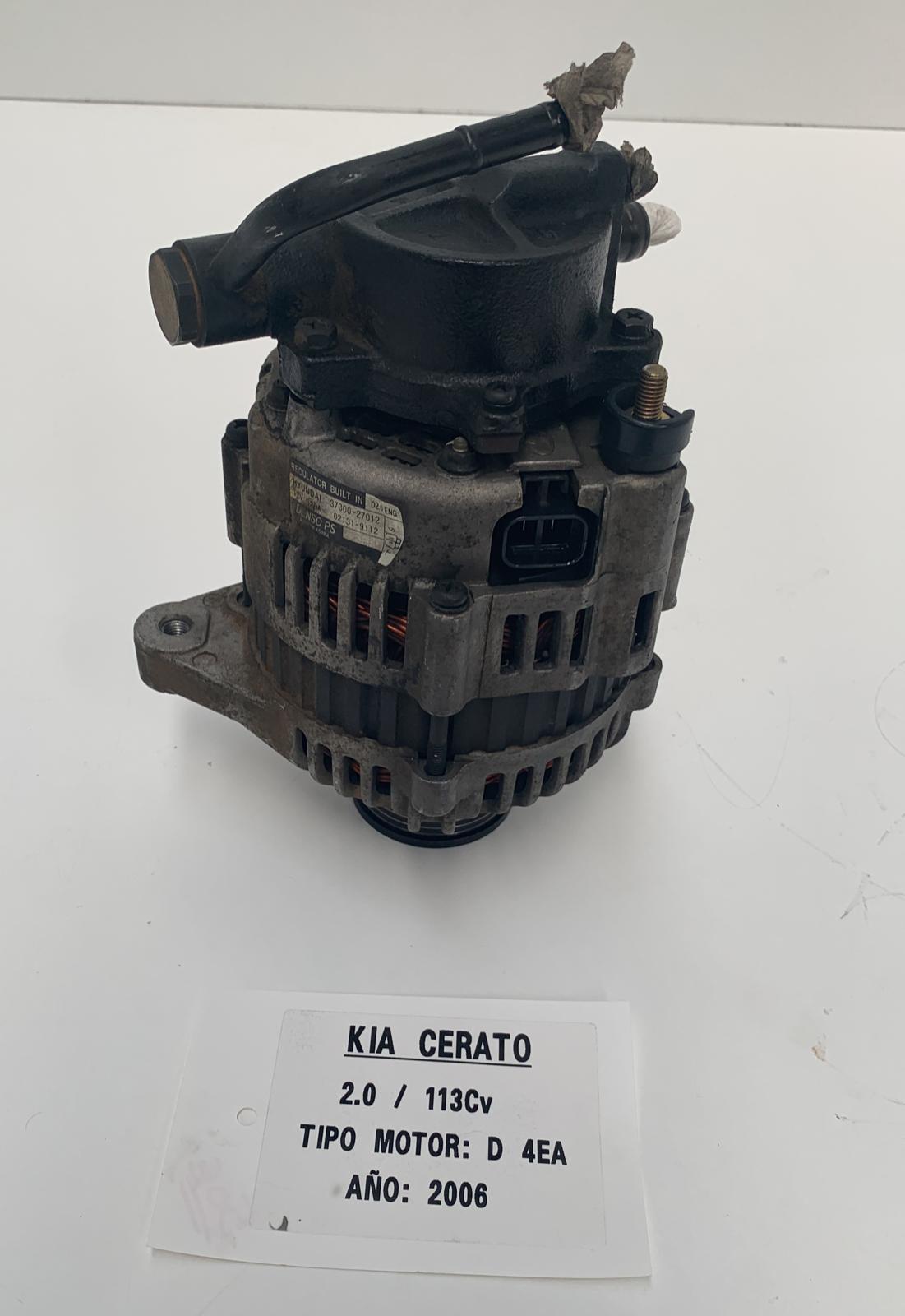 ROVER Cerato 1 generation (2004-2009) Alternator 3730027012, 021319112, DENSO 18964018