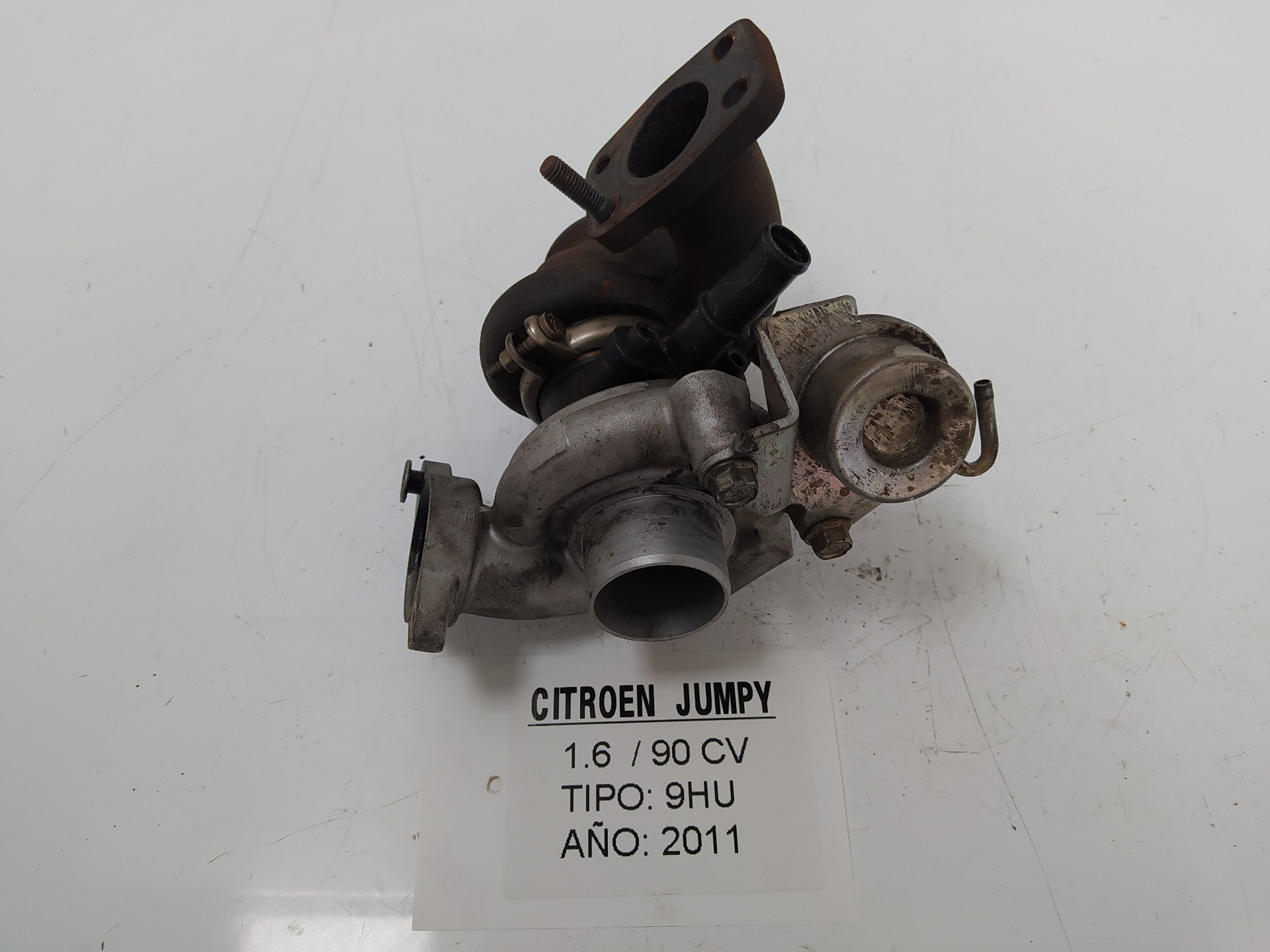 CITROËN Jumpy 2 generation (2007-2016) Turbocharger 9662371080 19000641