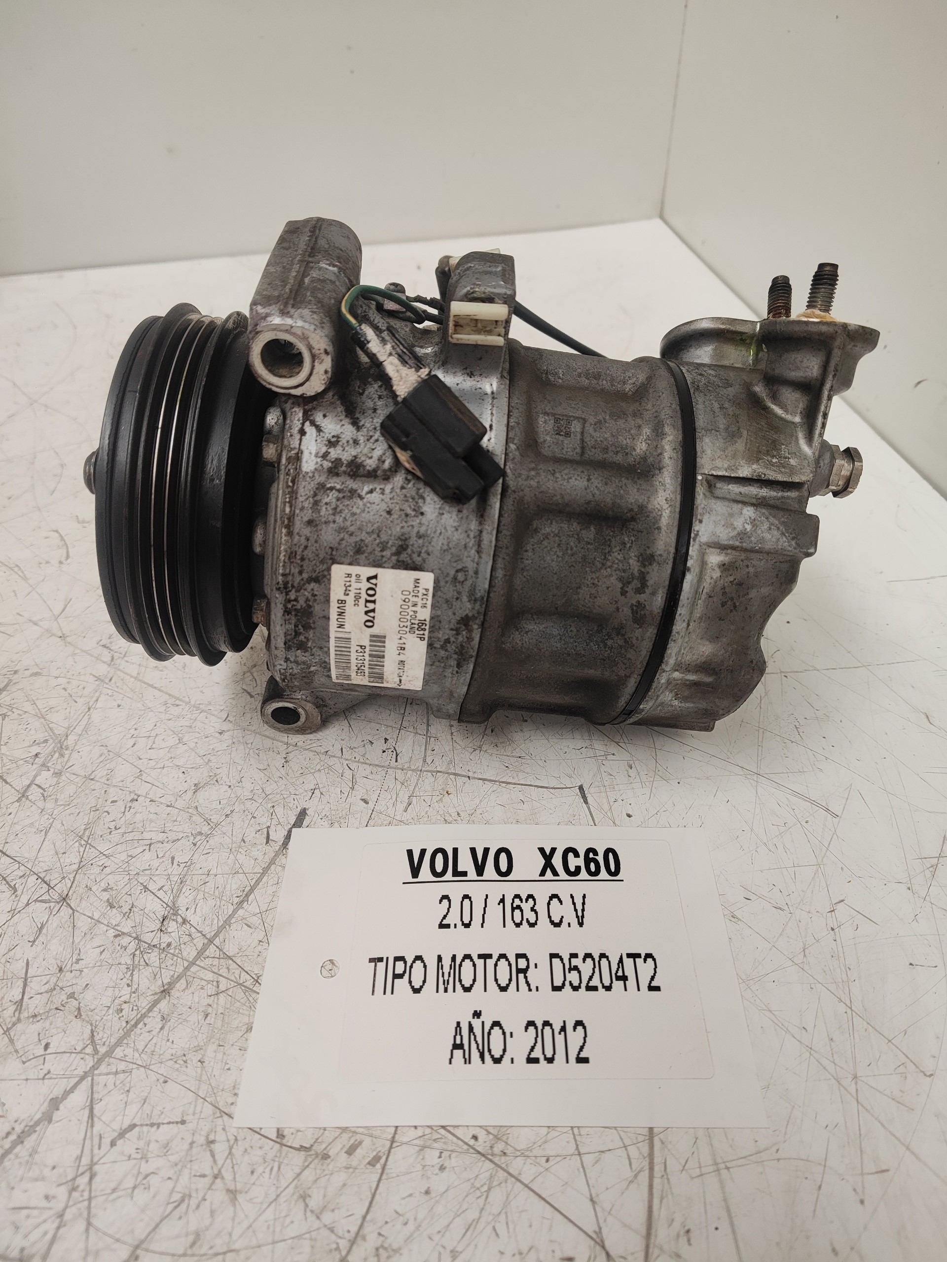 VOLVO XC60 1 generation (2008-2017) Pompe de climatisation P31315453 25101056