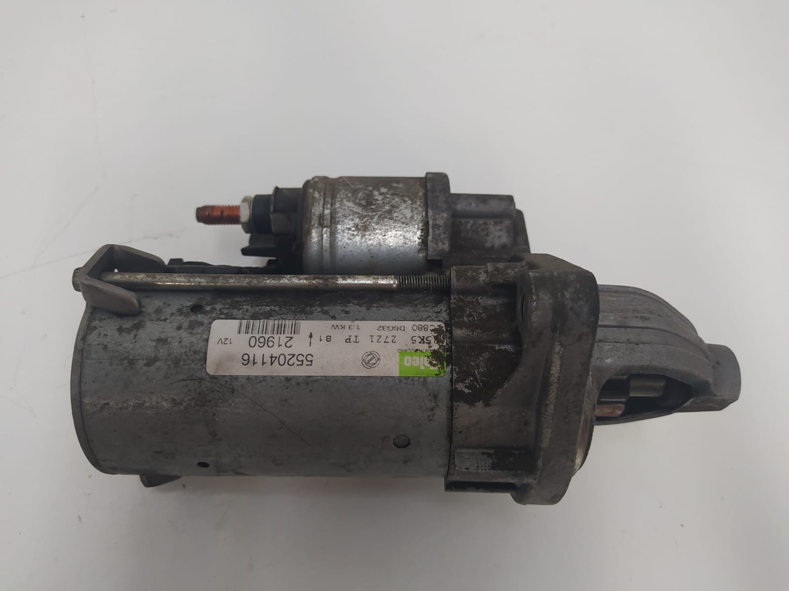 FIAT Grande Punto 1 generation (2006-2008) Starter Motor 55204116, 25K52721TP, VALEO 18987559