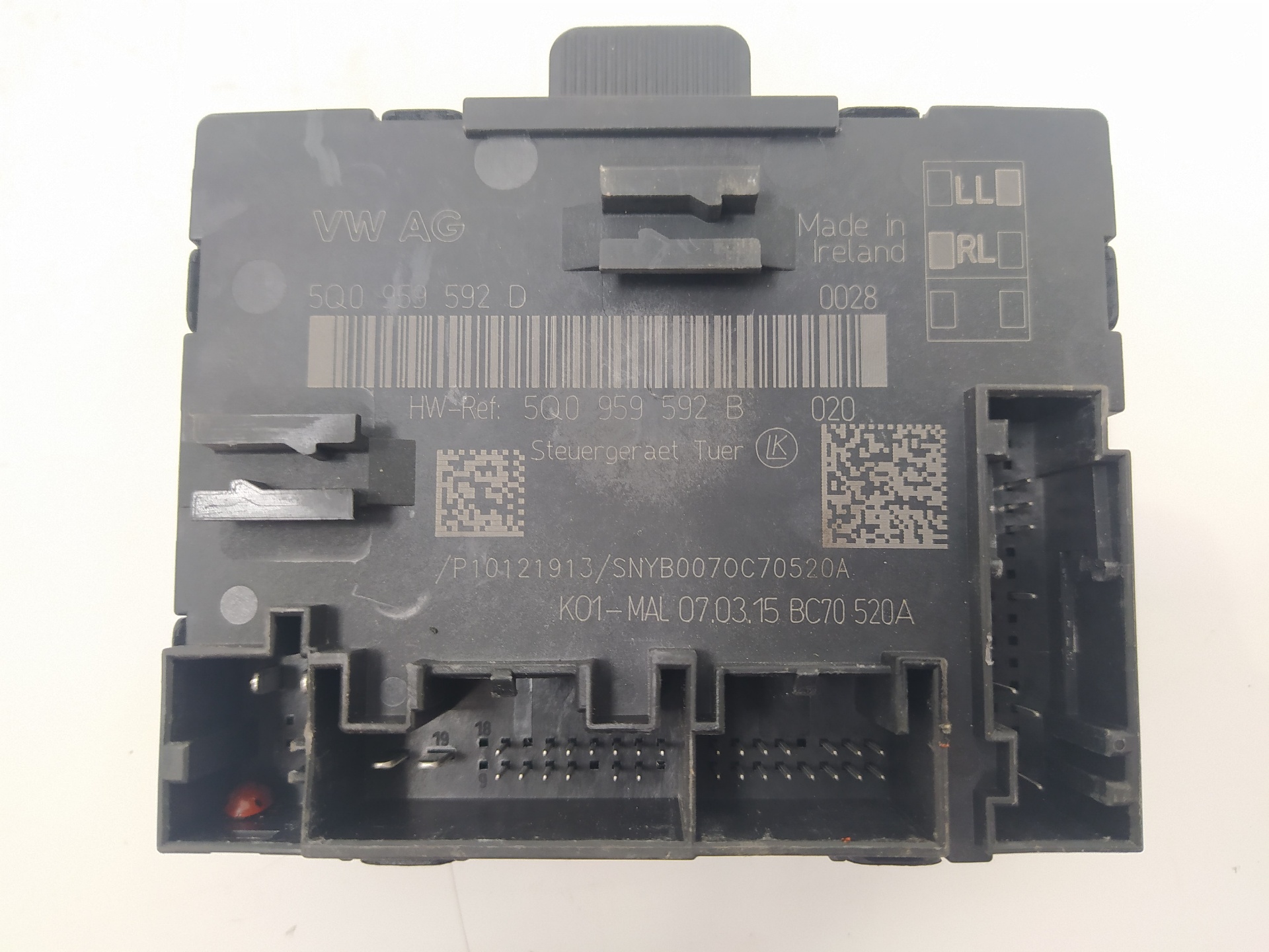 AUDI A3 8V (2012-2020) Other Control Units 5Q0959592 19006781