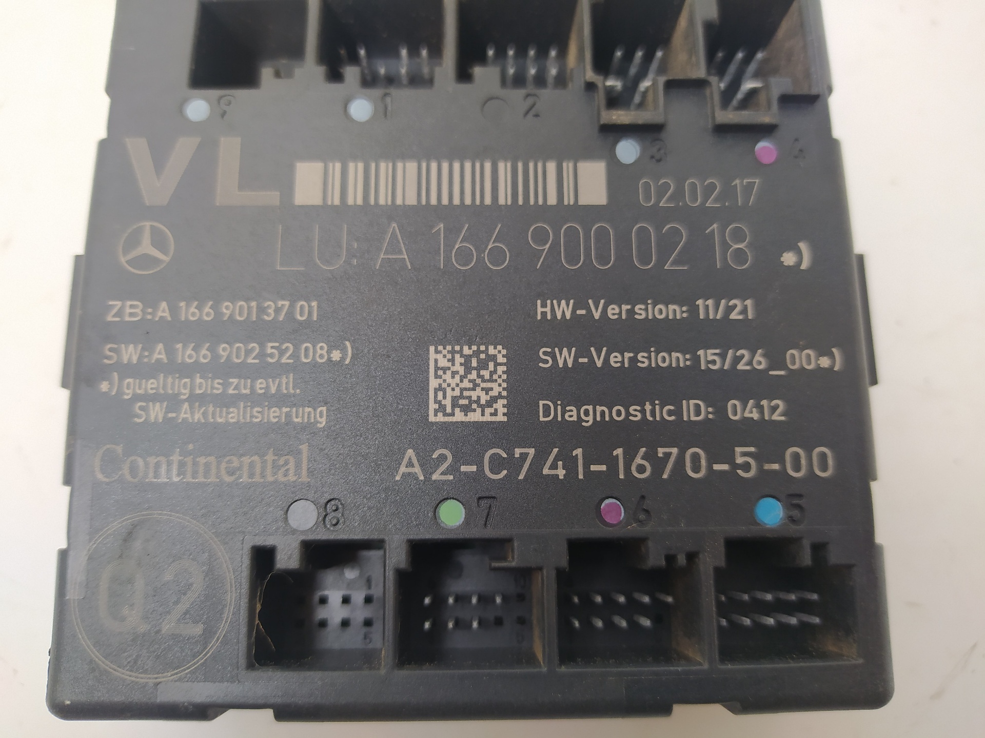 MERCEDES-BENZ A-Class W176 (2012-2018) Egyéb vezérlőegységek A1669000218,A1669013701,A1669025208 22887554