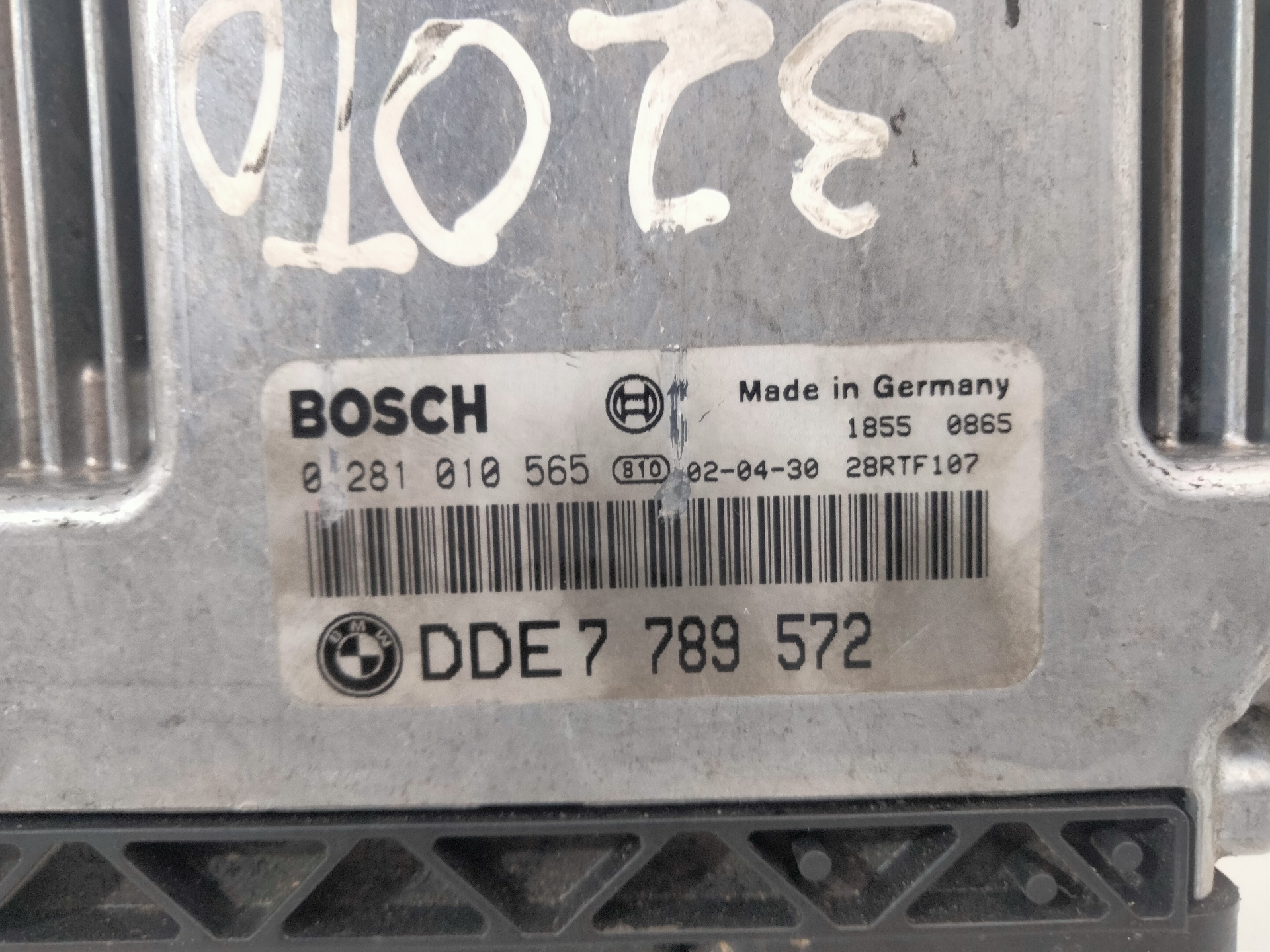 TOYOTA 3 Series E46 (1997-2006) Motorkontrolenhed ECU 7789572,0281010565,7790798 18967874