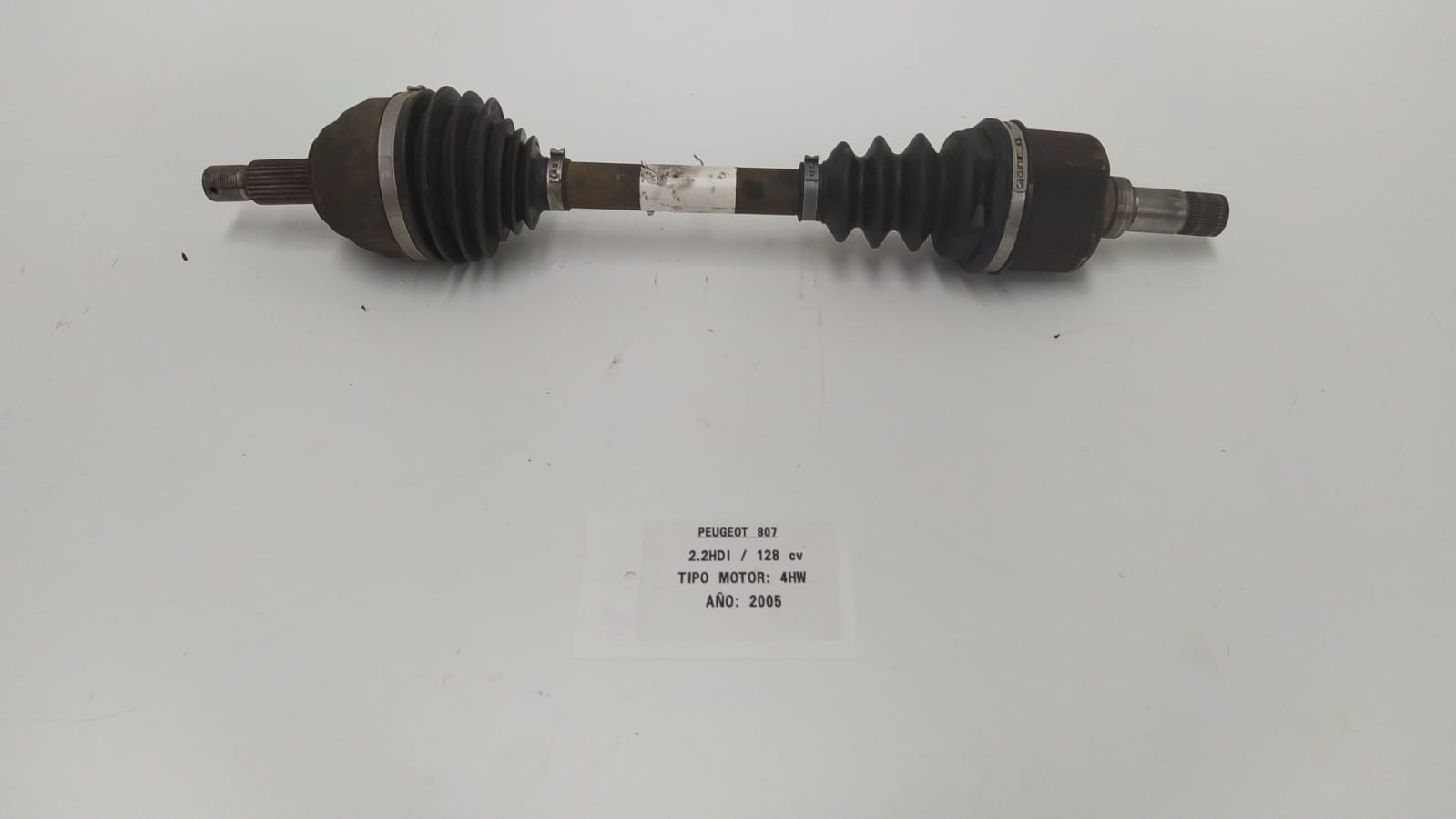 PEUGEOT 807 1 generation (2002-2012) Fram Vänster Drivaxel SINREF 18975113