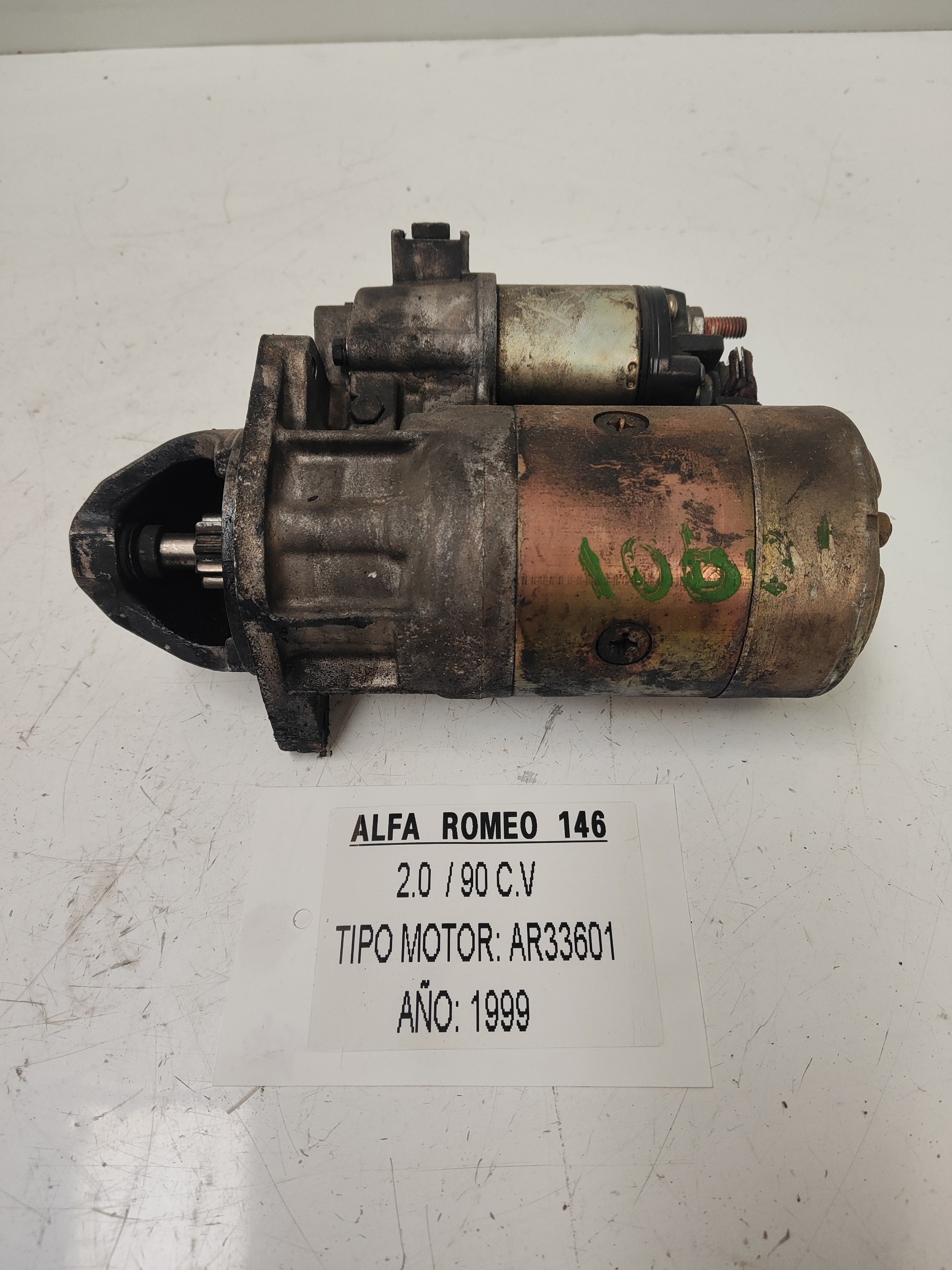 ALFA ROMEO 145 930 (1994-2001) Starter Motor 133083 25101155