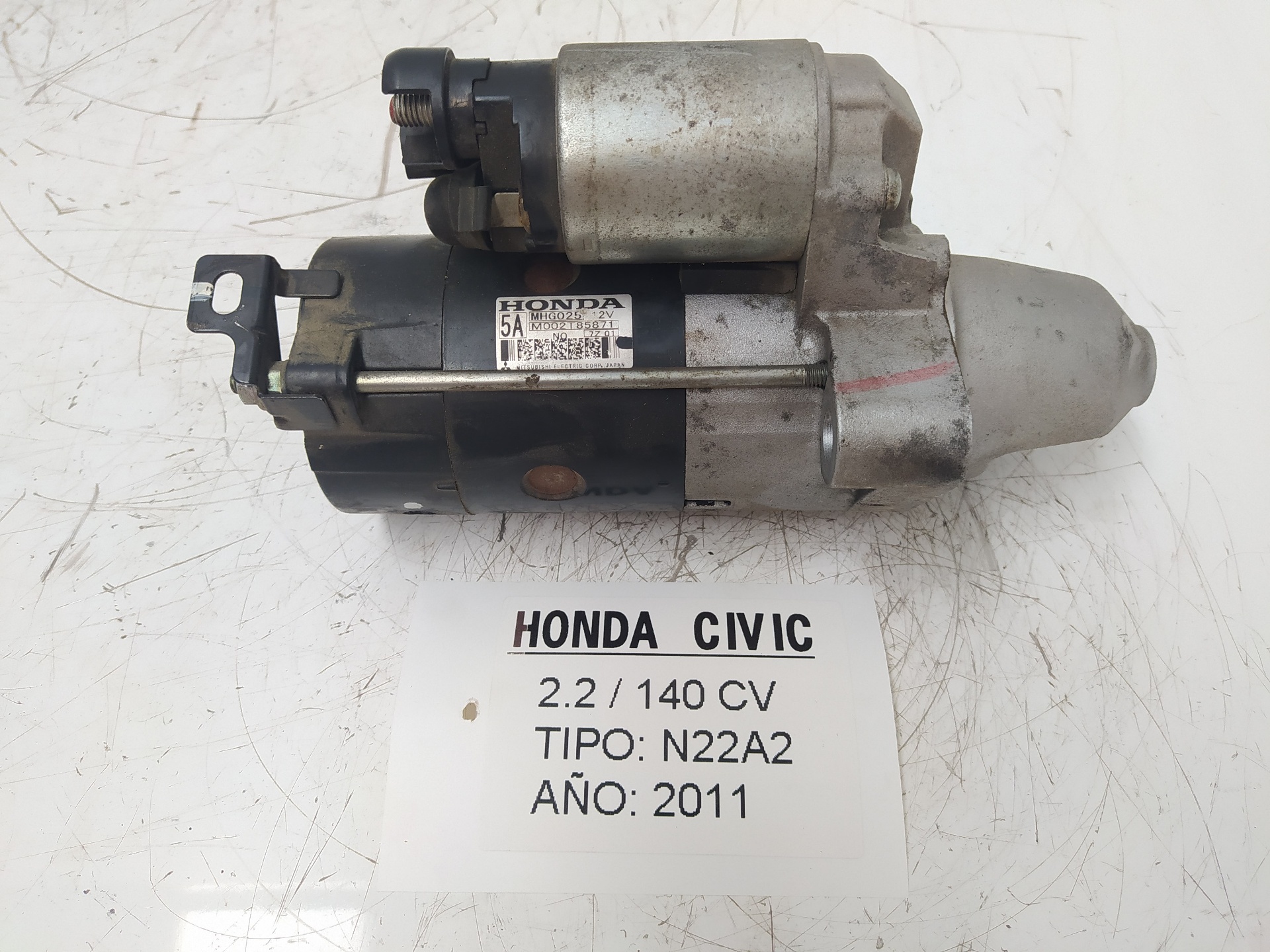 HONDA Civic 8 generation (2005-2012) Стартер MHG025,M002T85871 18923825